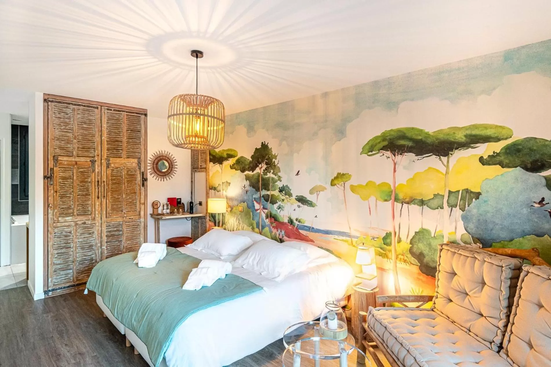 Deluxe Double Room in Hôtel-Restaurant Le Résinier