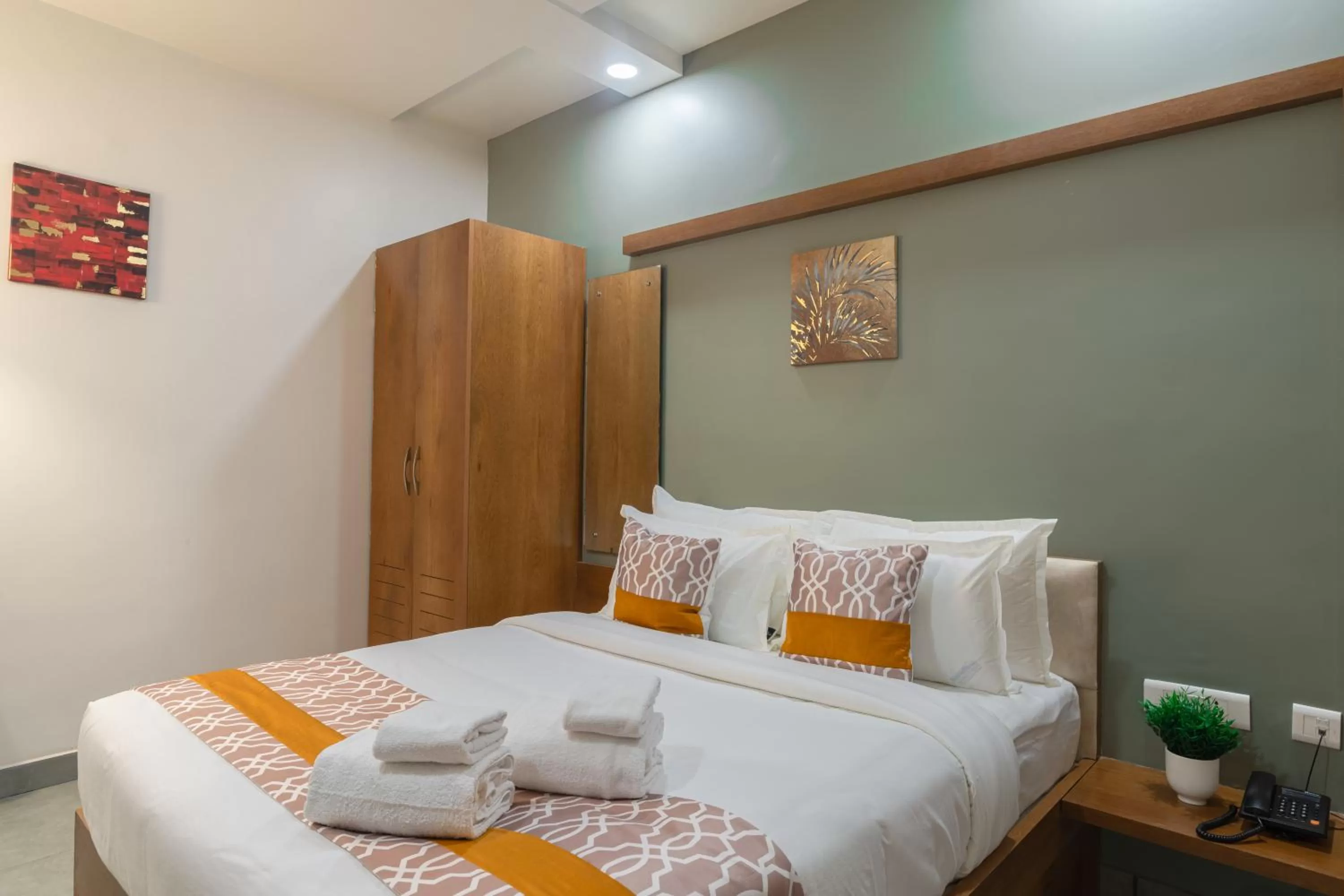 Photo of the whole room, Bed in Hotel Akoya - HITECH City Hyderabad