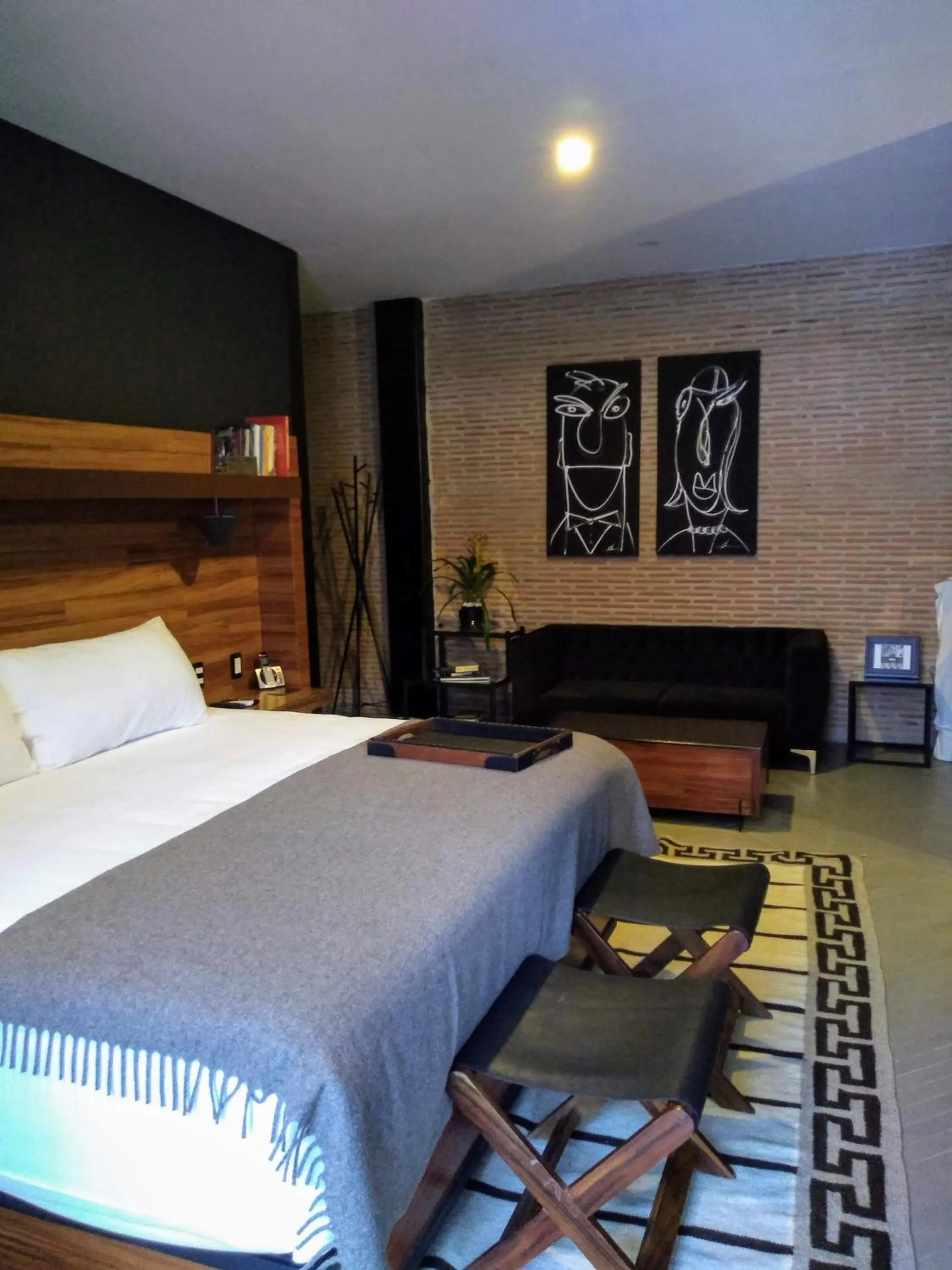 Bedroom, Bed in Elena de Cobre, Leon, a Member of Design Hotels