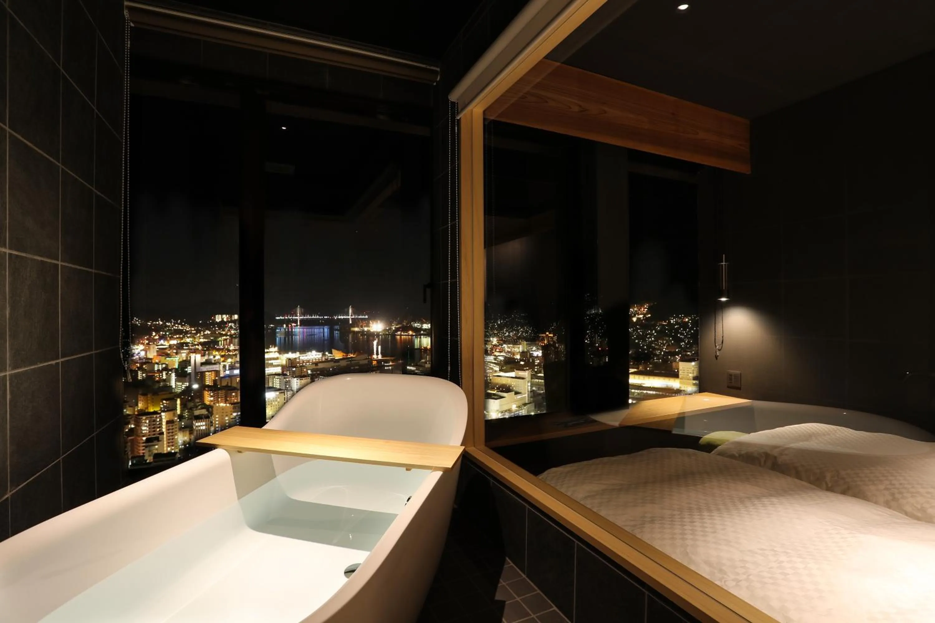 Bed in Hotel Nagasaki