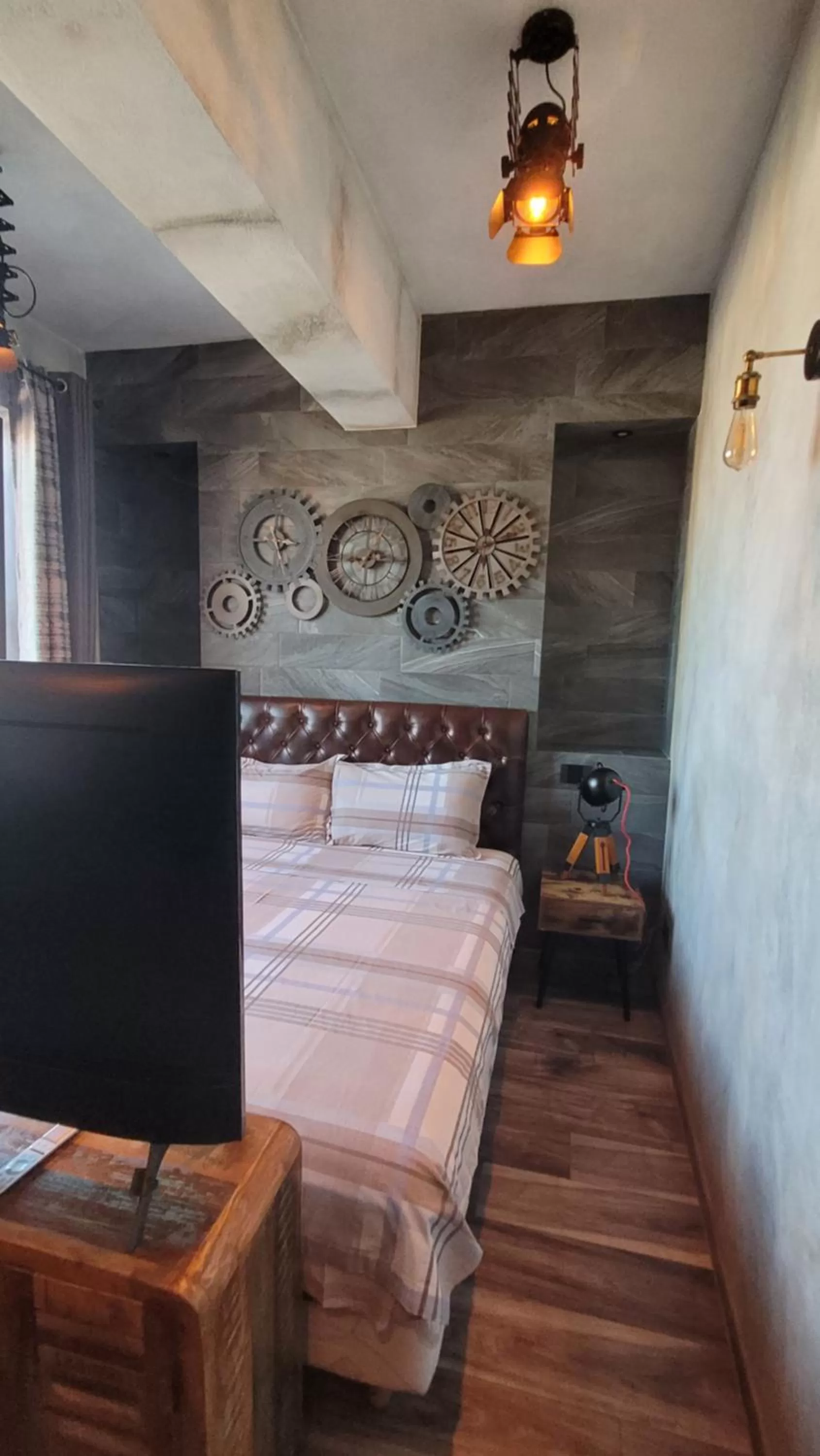 Bed in Terrace Suites Iasi