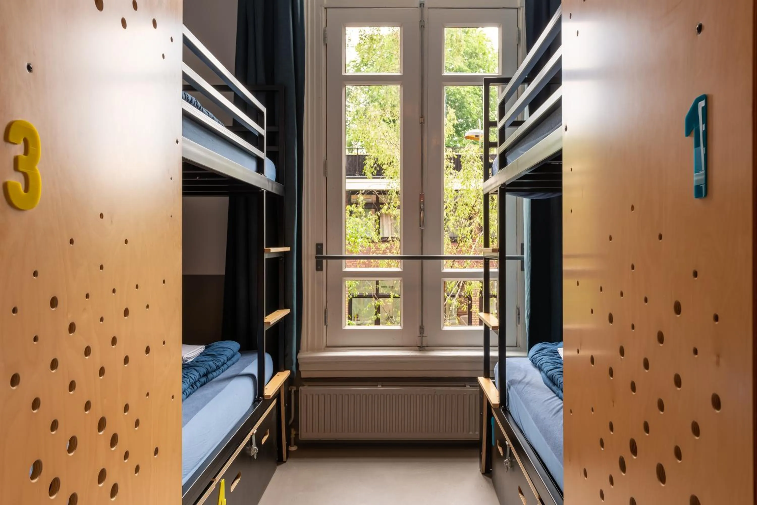 Bedroom, Bed in Stayokay Hostel Amsterdam Vondelpark