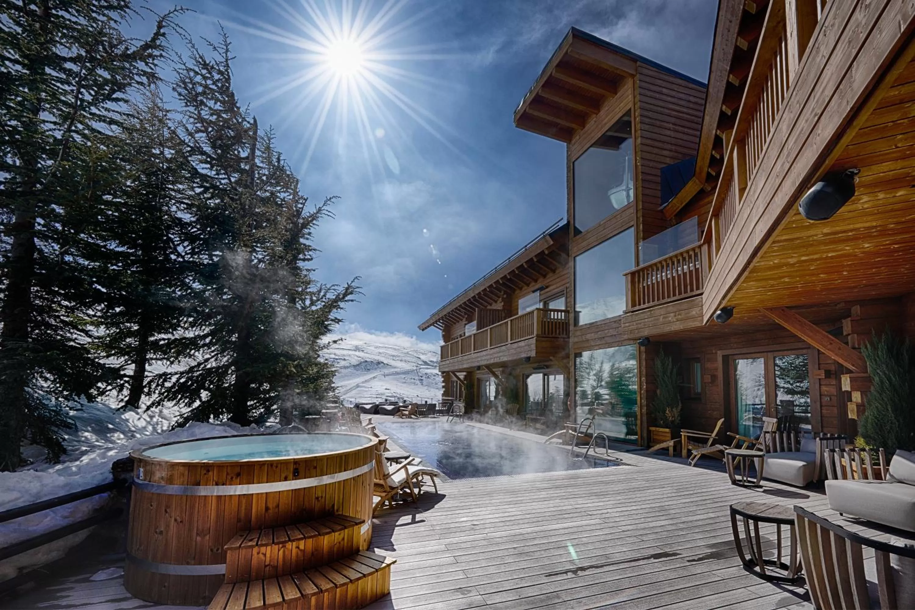Property building in El Lodge, Ski & Spa