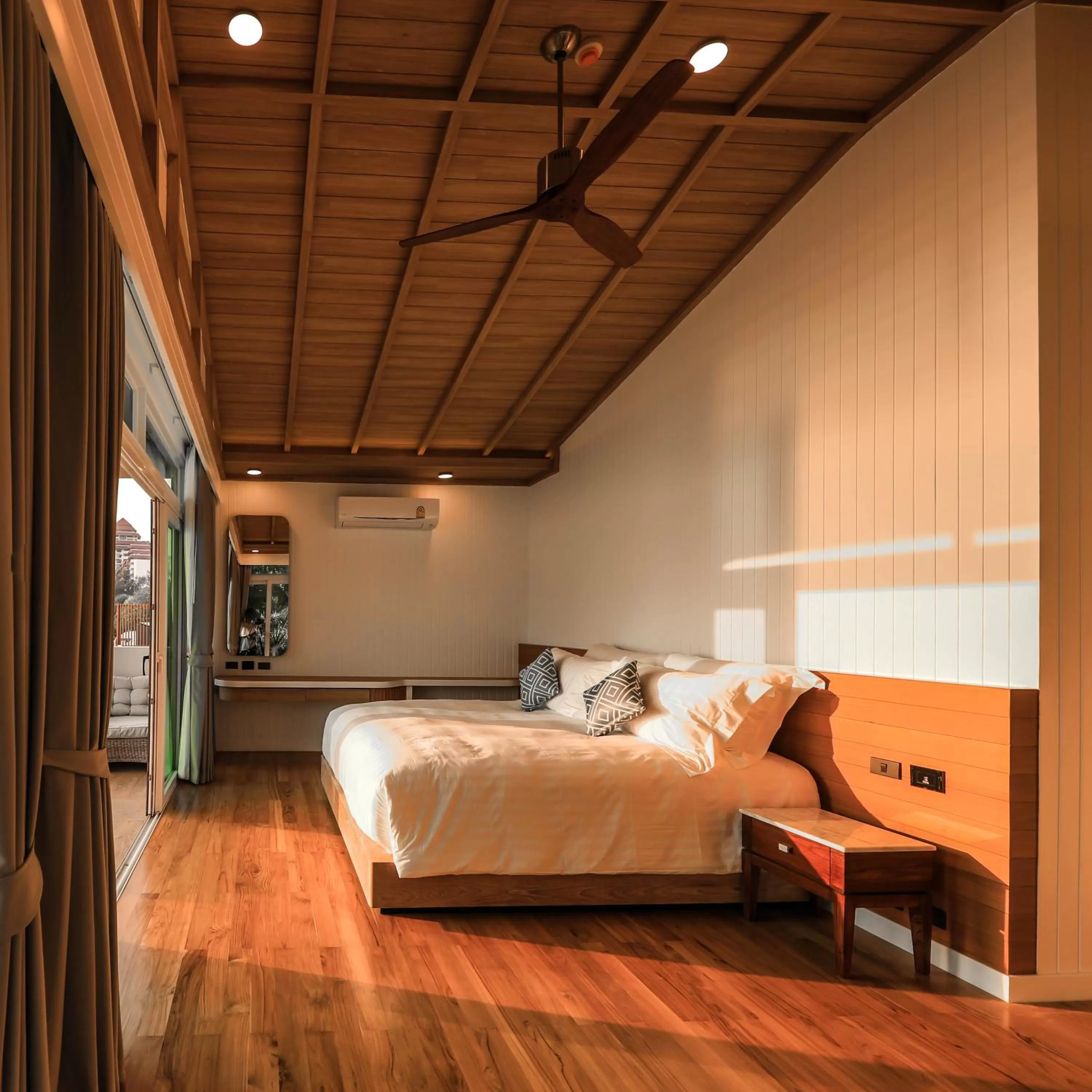 Bed in Kundala Beach Resort Hua Hin