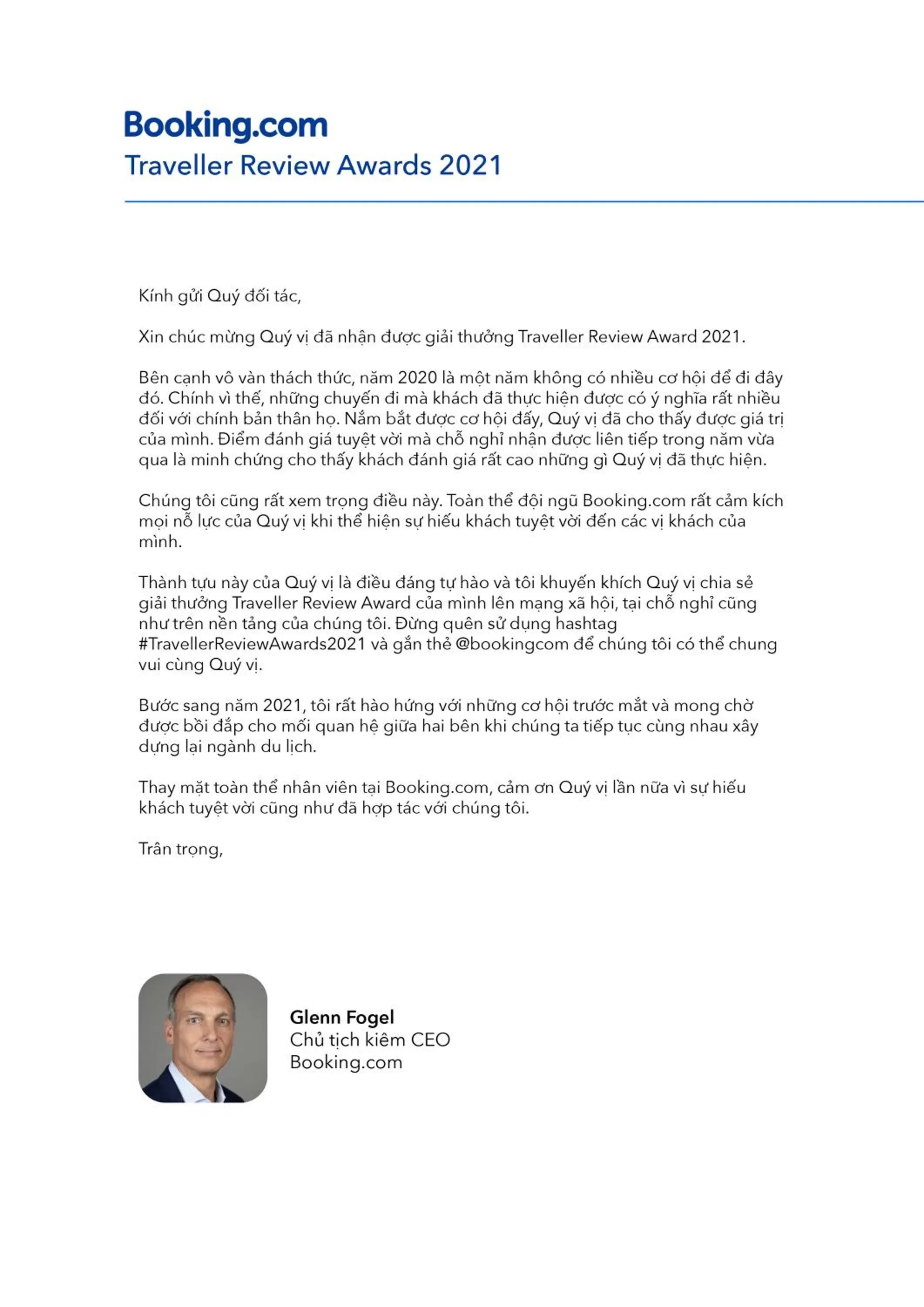 Certificate/Award in Marilyn Boutique Hotel Nha Trang