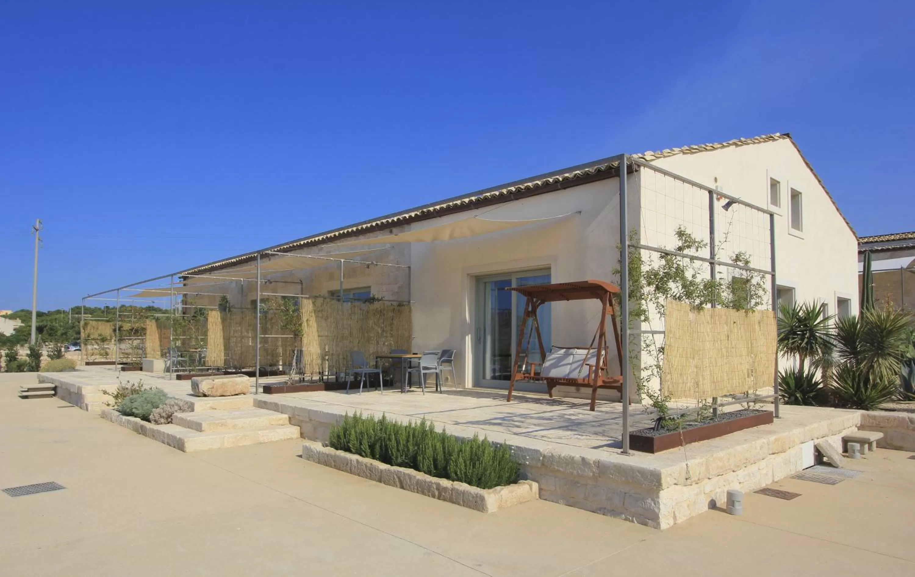 Patio, Property Building in Petrantica Resort