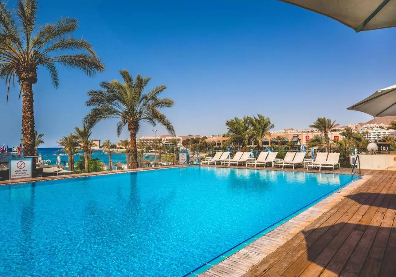 Pool view in Astral Maris Hotel