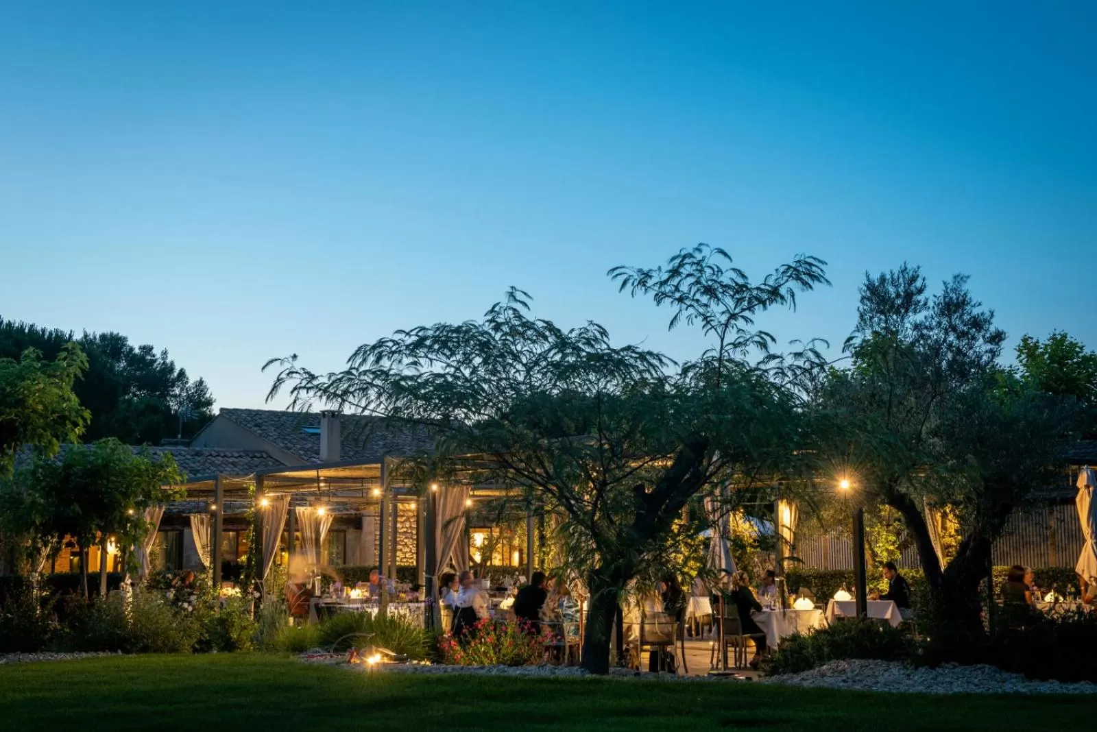 Garden in Domaine la Pierre Blanche