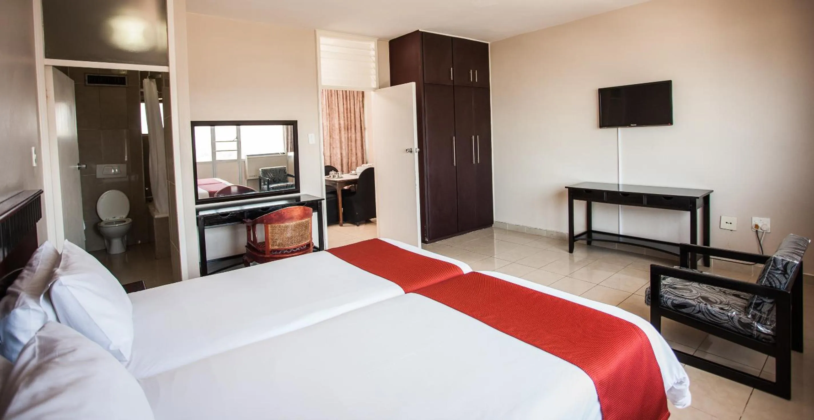 Bed in Coastlands Durban Self Catering Holiday Apartments