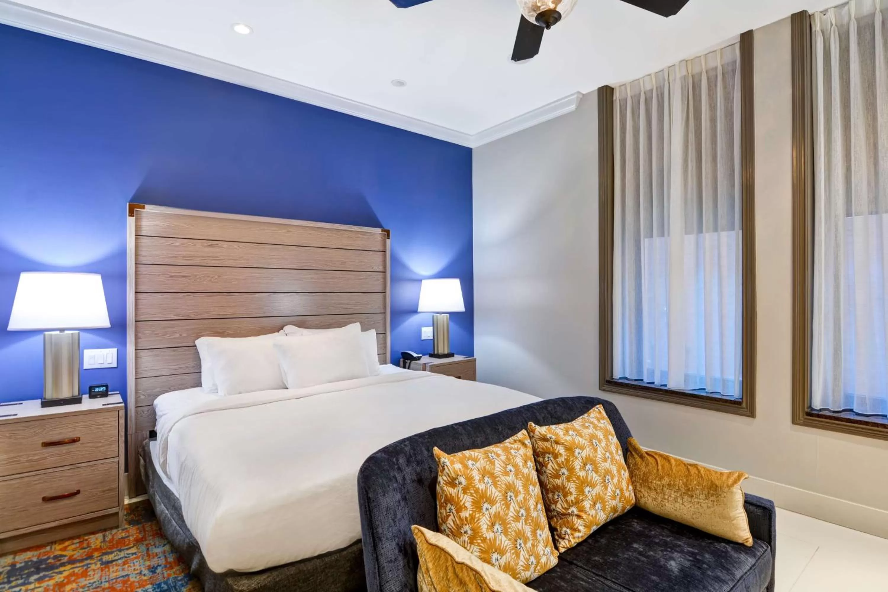 Bed in The Cincinnatian Curio Collection by Hilton