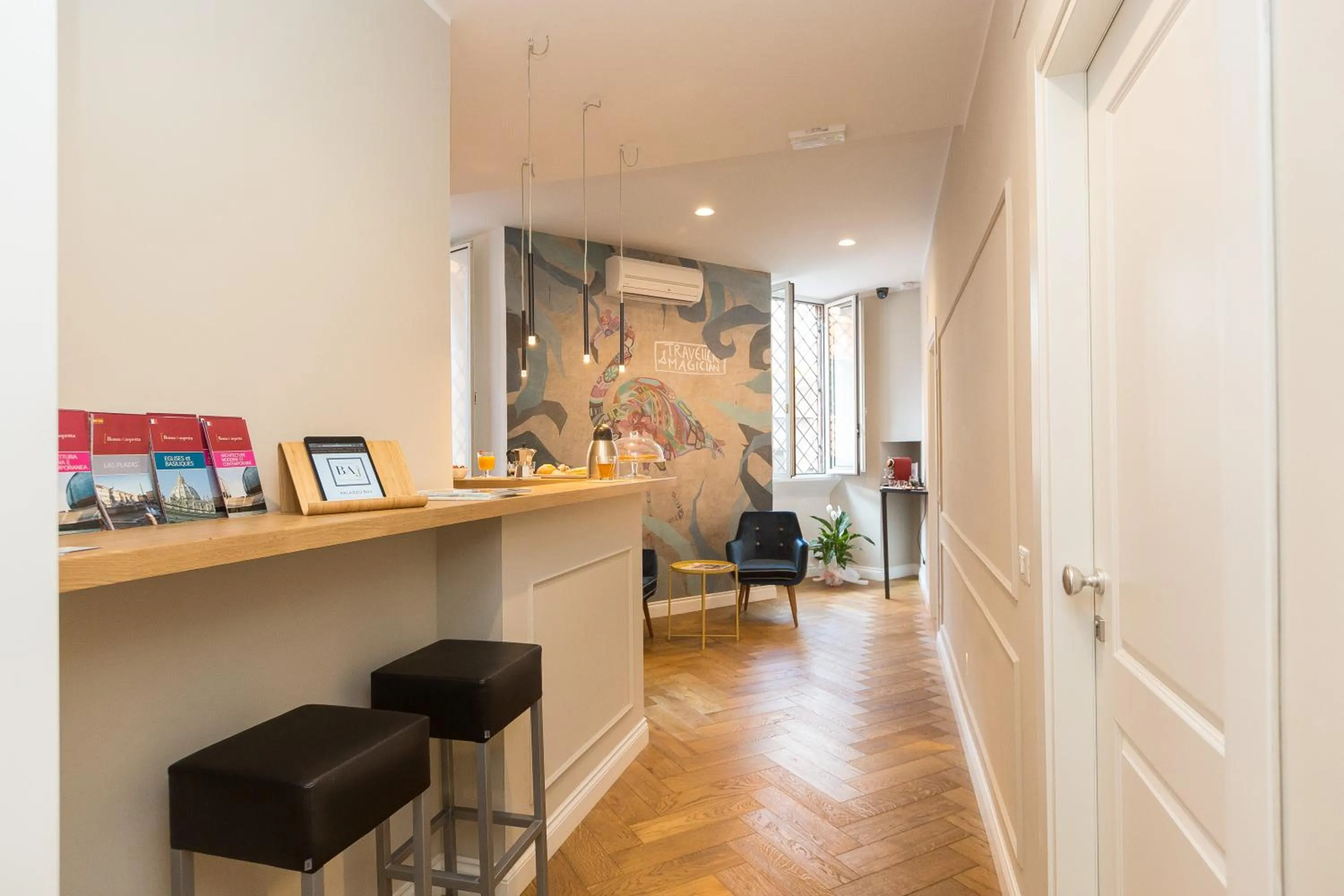 Lounge or bar in Palazzo Baj in Trastevere