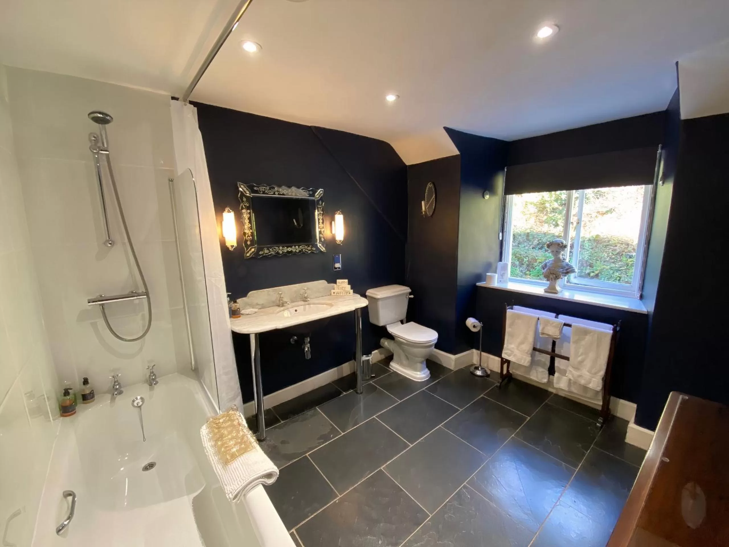 Bathroom in Plas Tan-Yr-Allt Historic Country House & Estate