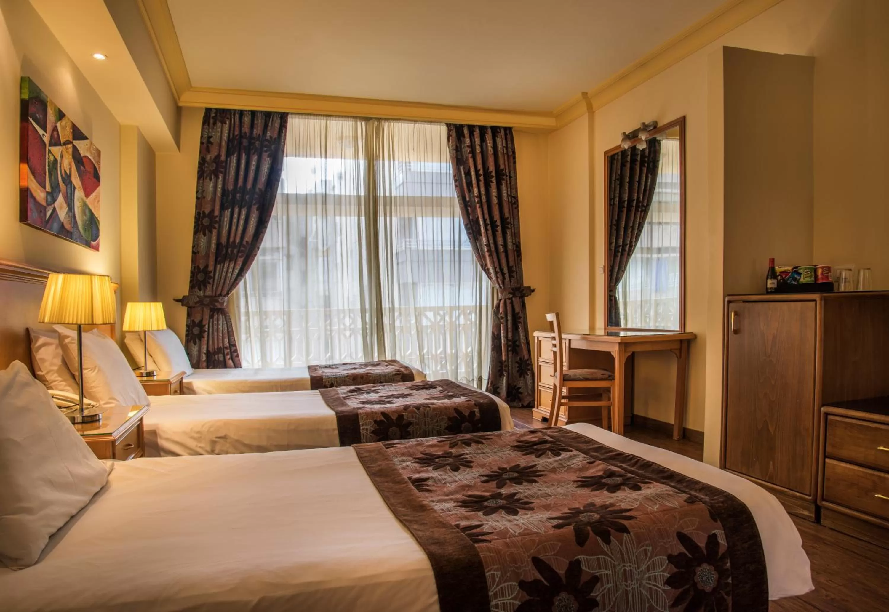 Bed in Bella Riva Hotel