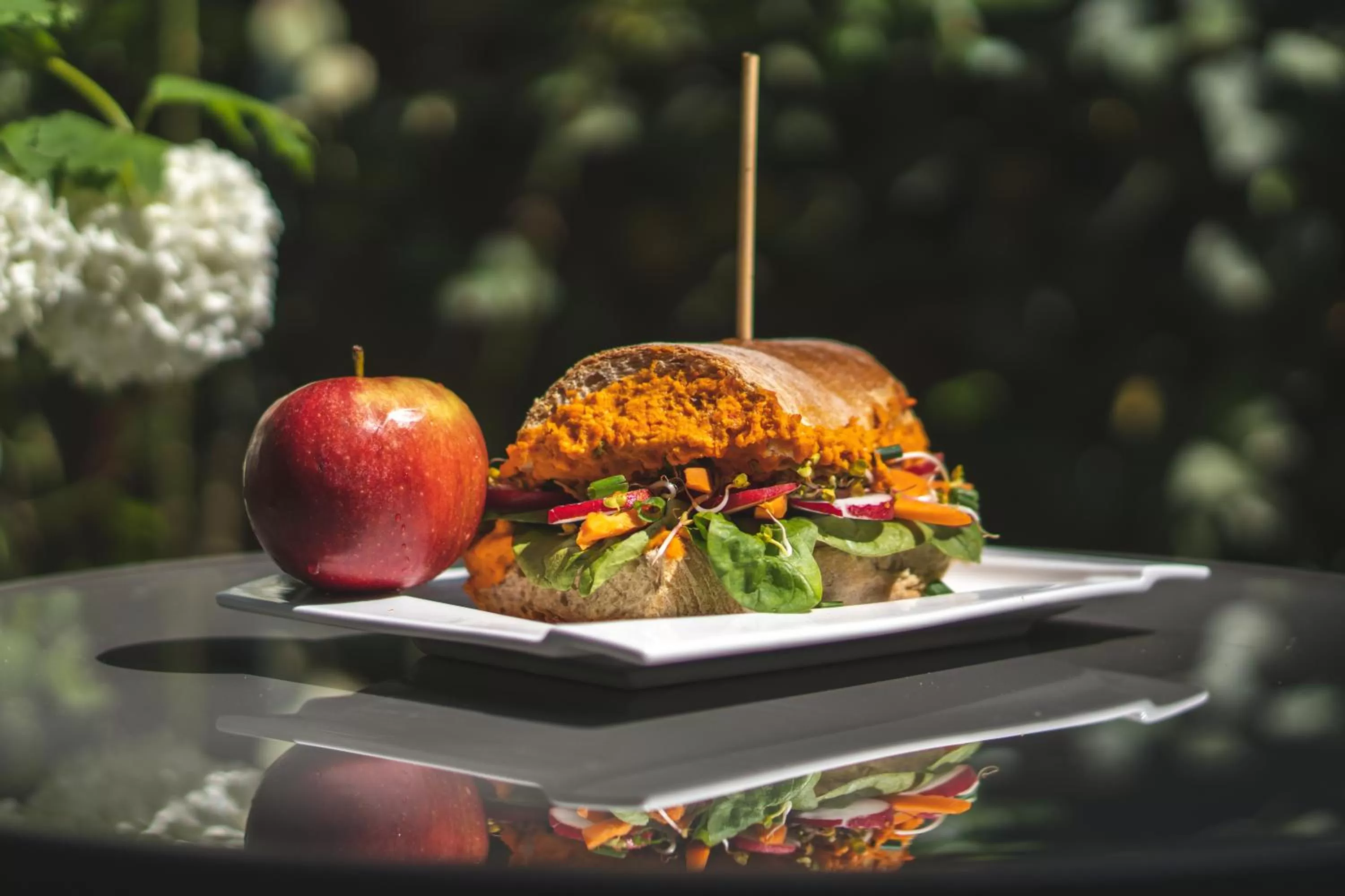 Patio, Food in Akira Bed & Breakfast