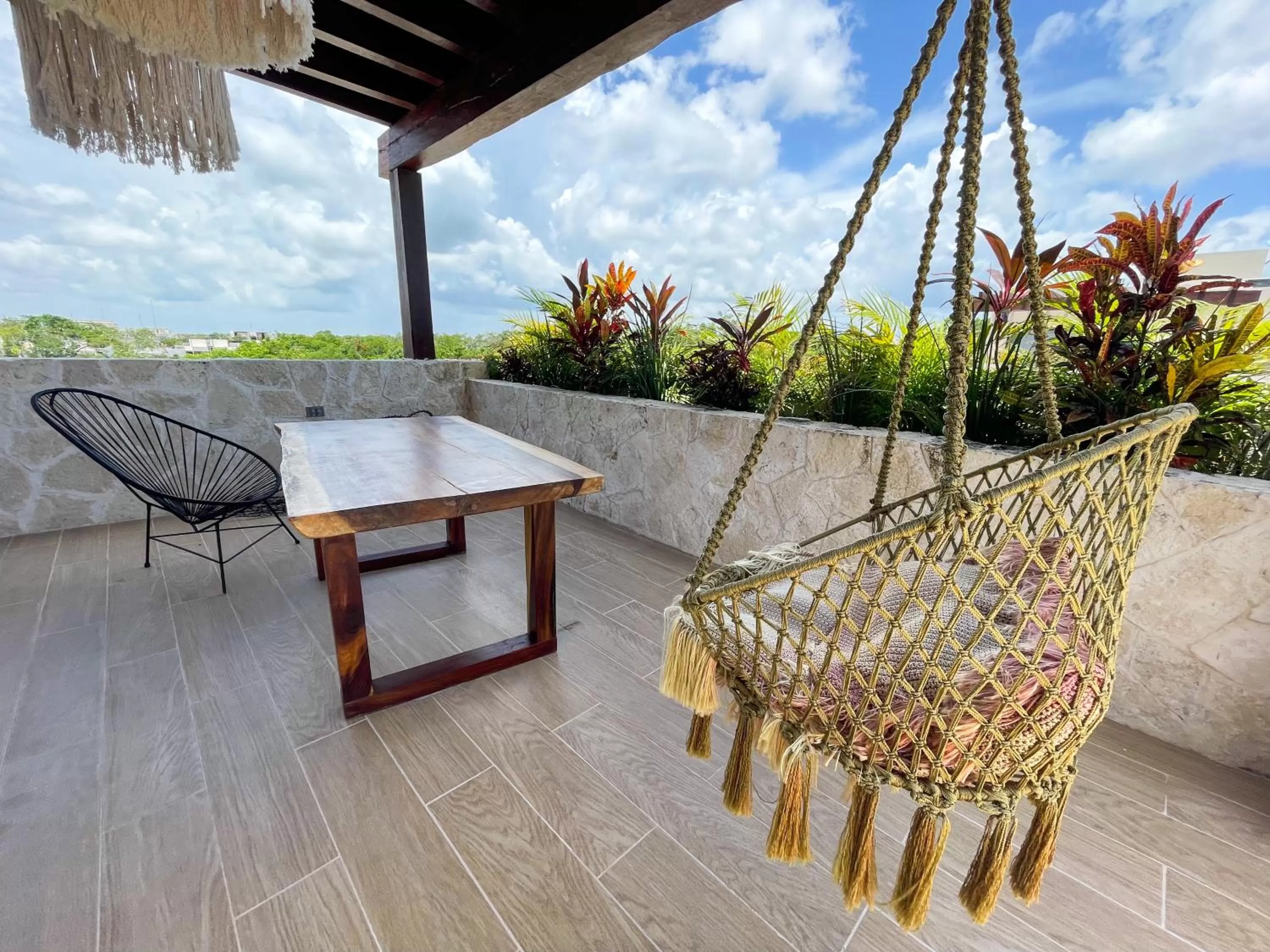 Balcony/Terrace in Apartment and Penthouse Blue Luxury Kukulkan Tulum