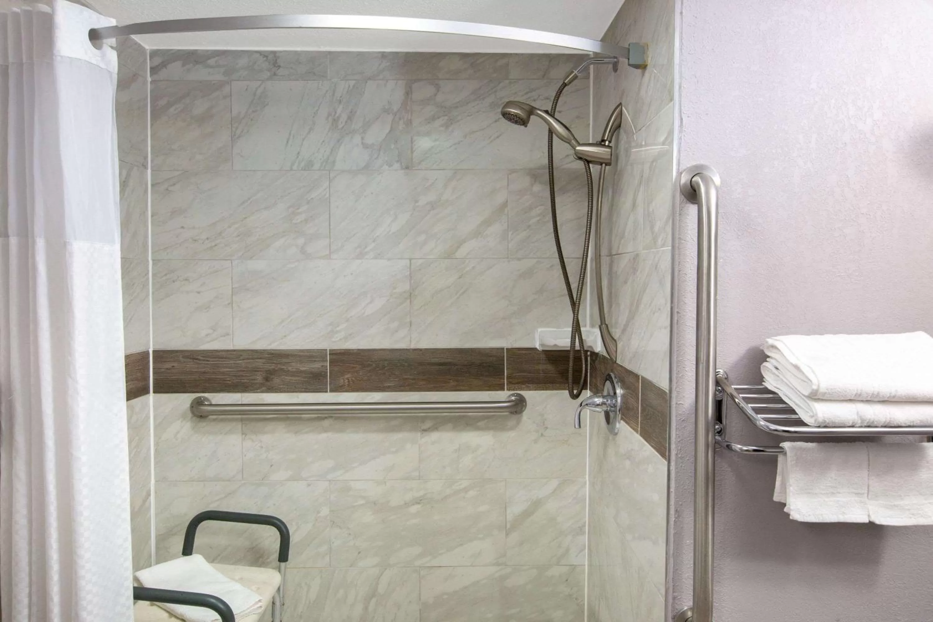 Shower in Super 8 by Wyndham Malvern