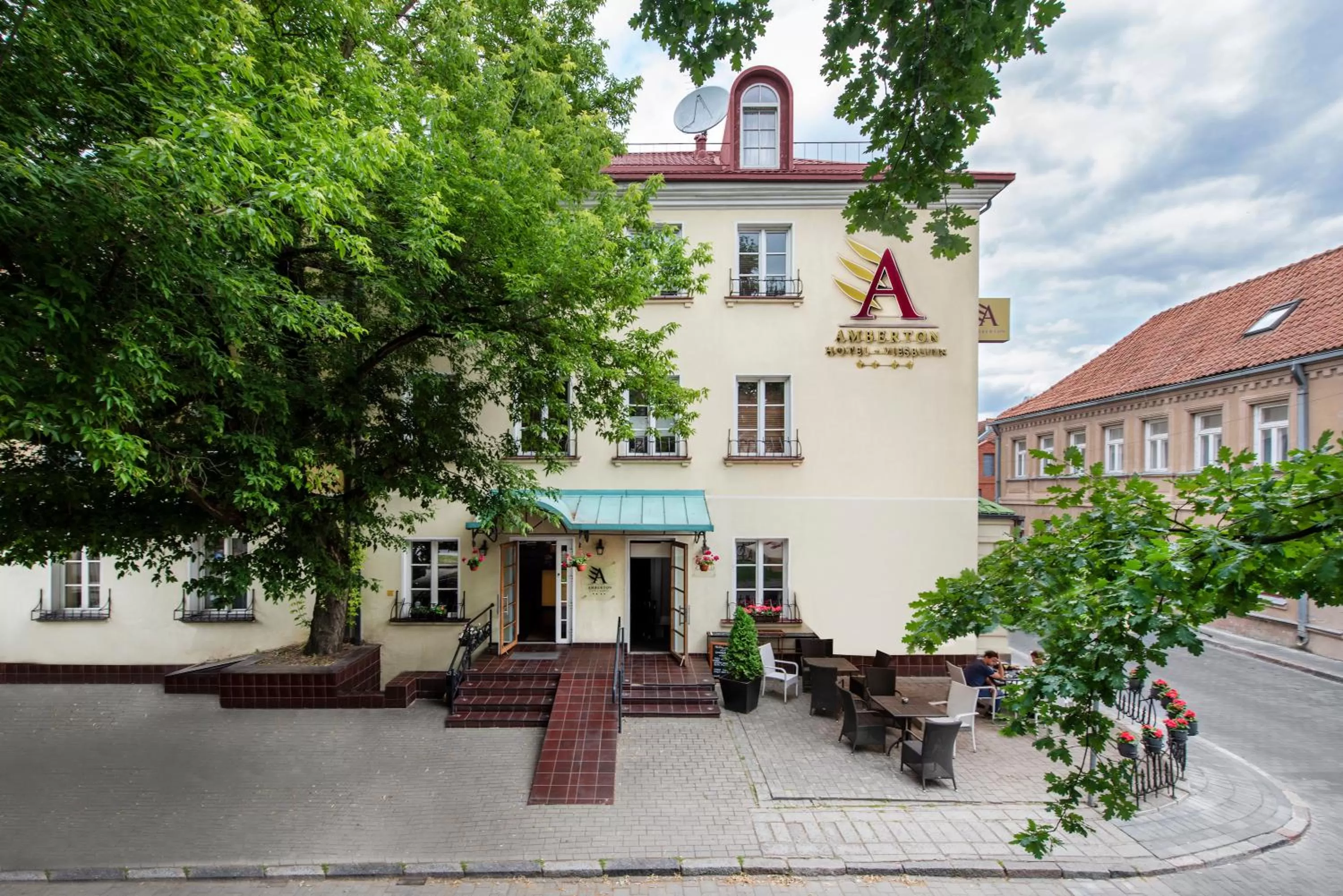 Facade/entrance in Amberton Cozy Hotel Kaunas