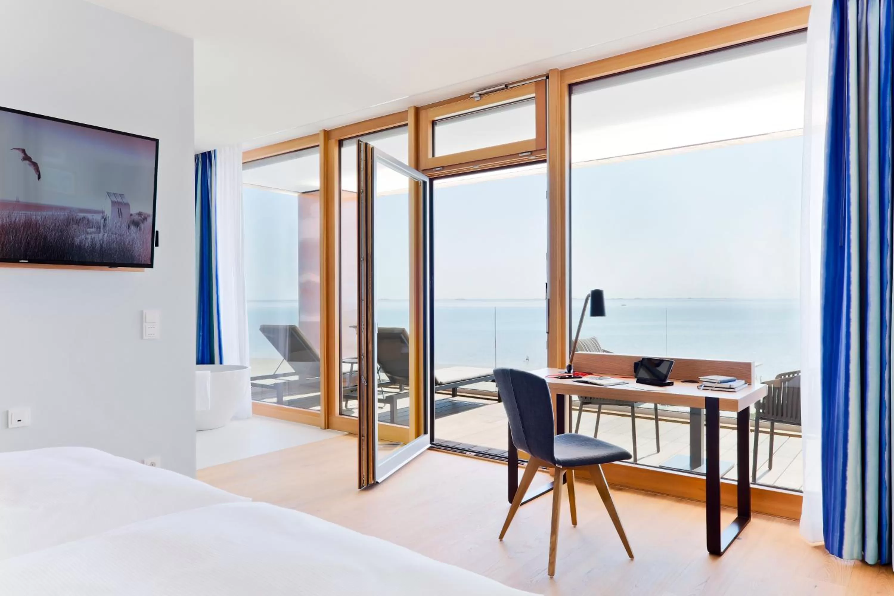 Summer, Bed in Upstalsboom Wyk auf Föhr