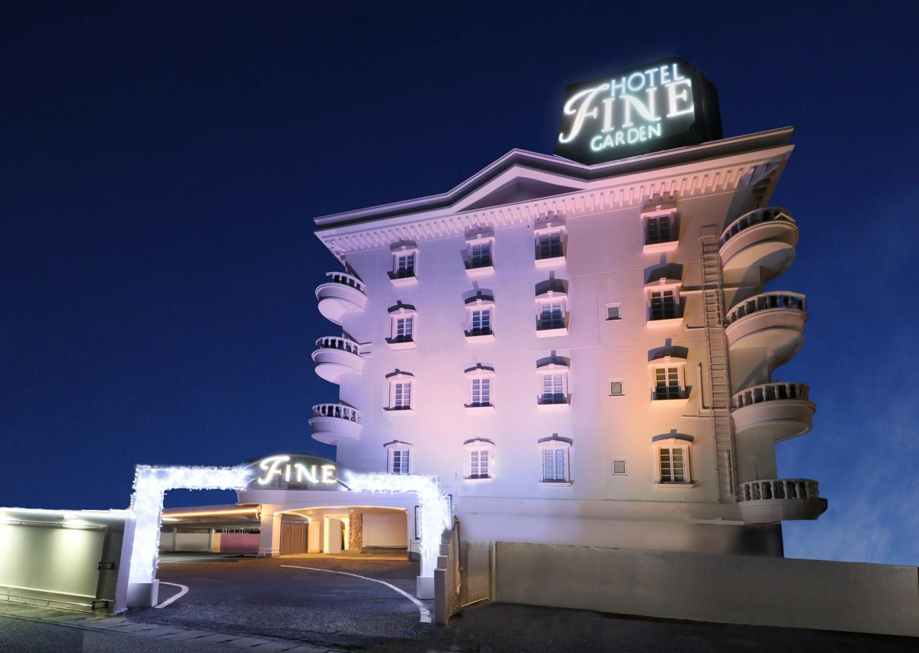 Facade/entrance in Hotel Fine Garden Okayama II