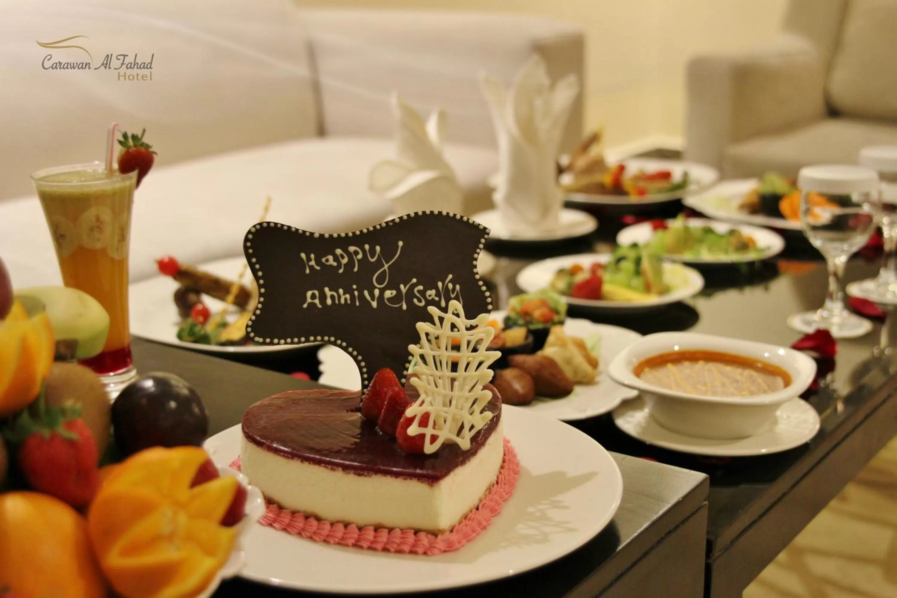 Food close-up in Carawan Al Fahad Hotel