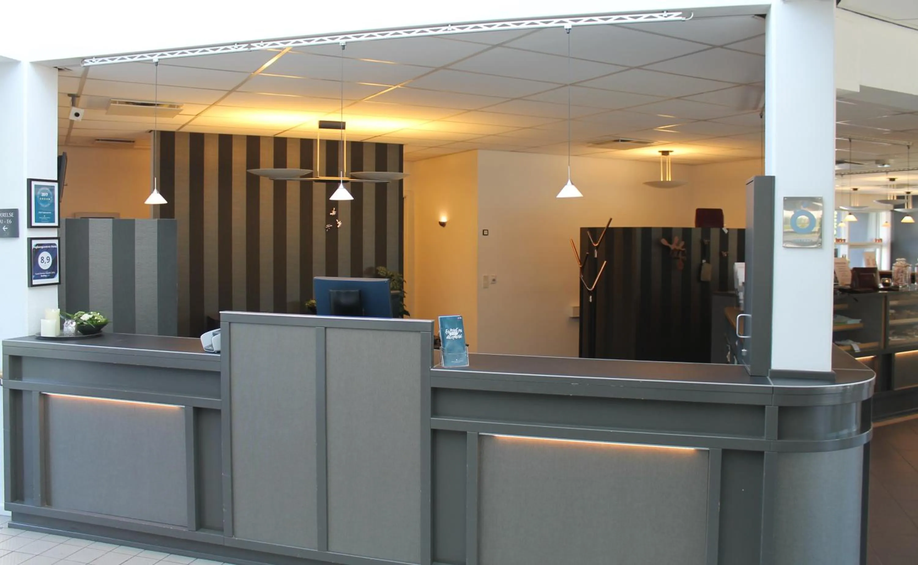 Lobby or reception in Fuglsangcentret Hotel
