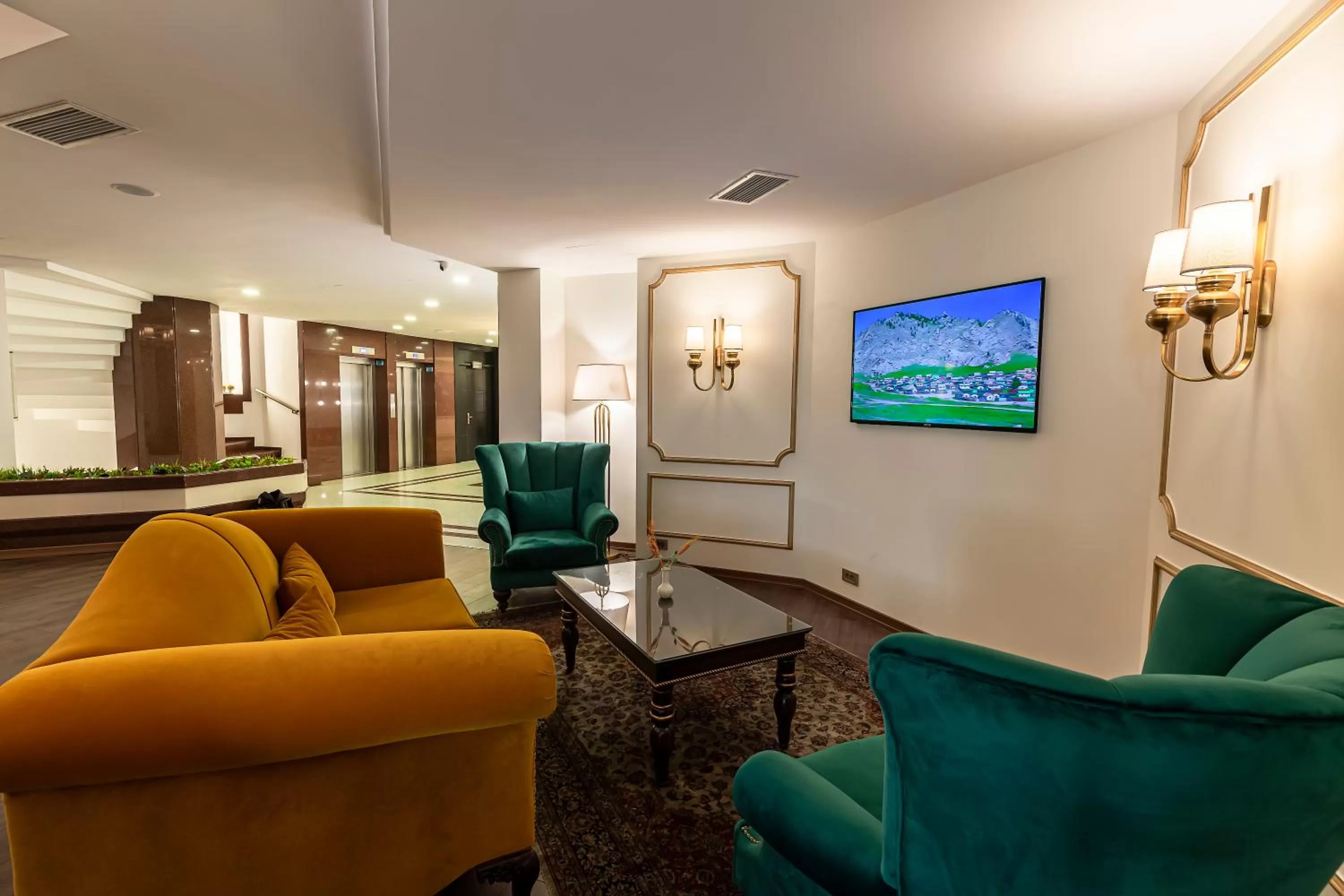 Lobby or reception in Marble Hotel