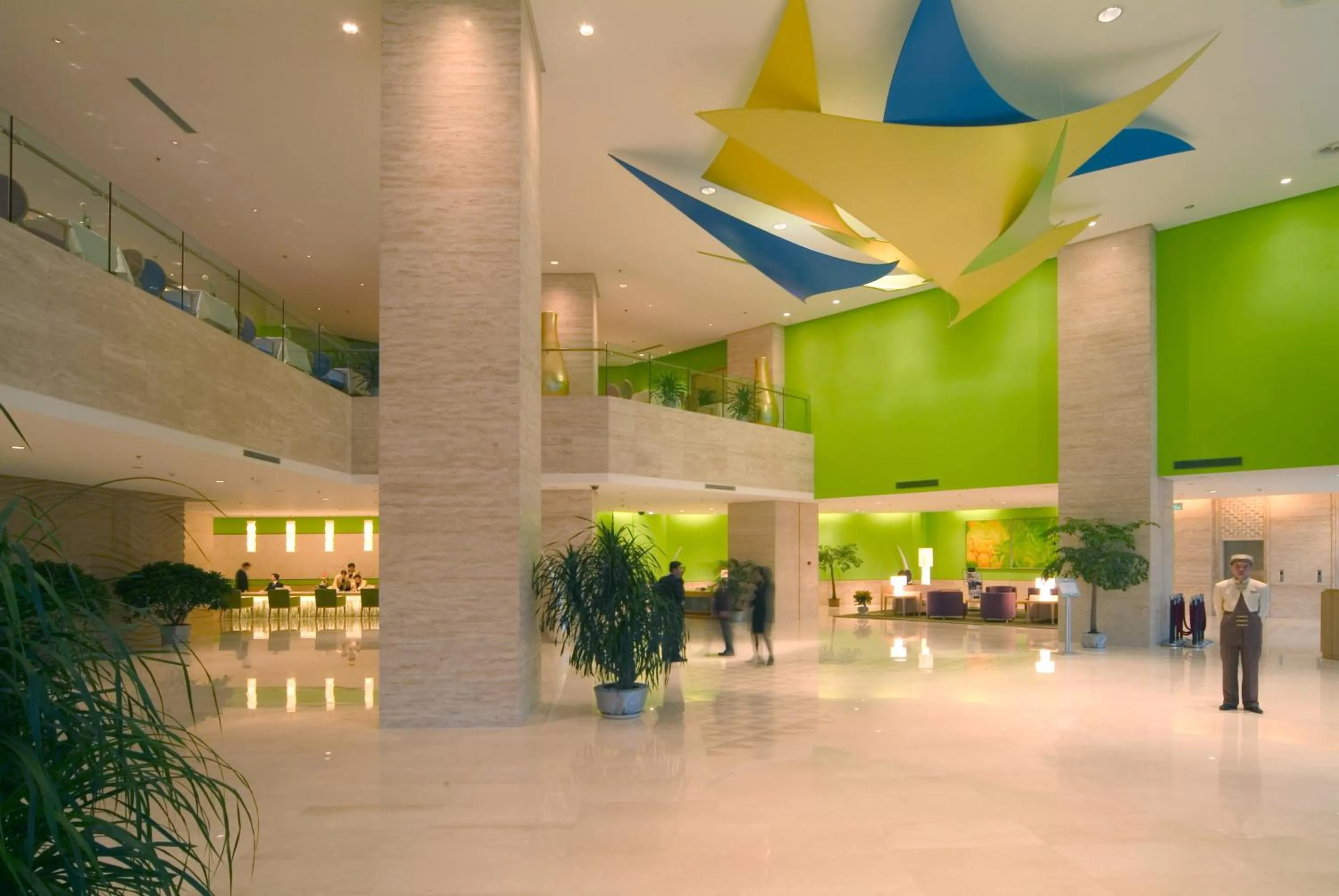 Lobby or reception in Weihai Haiyue Jianguo Hotel