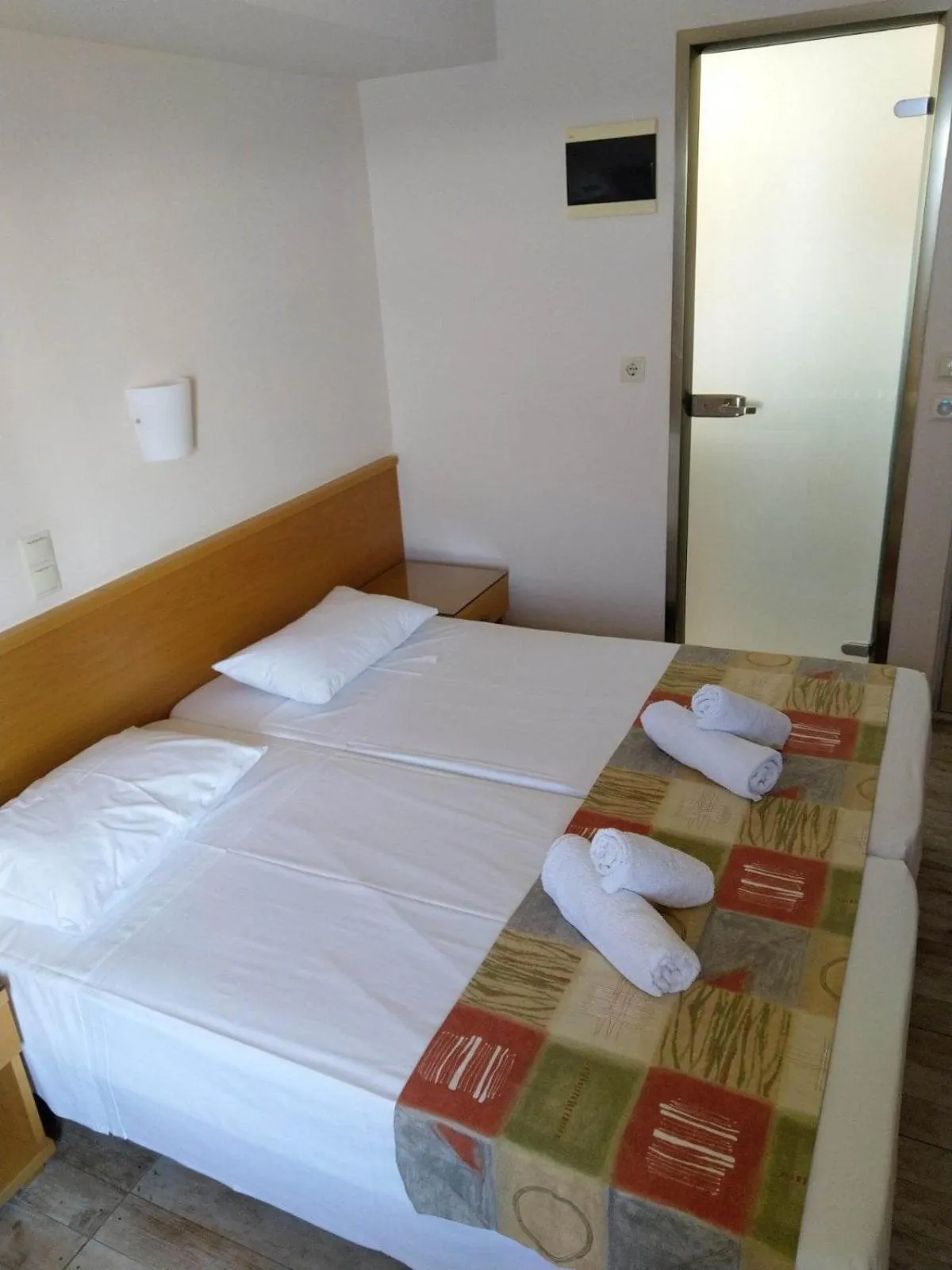 Bed in Nafsika Hotel