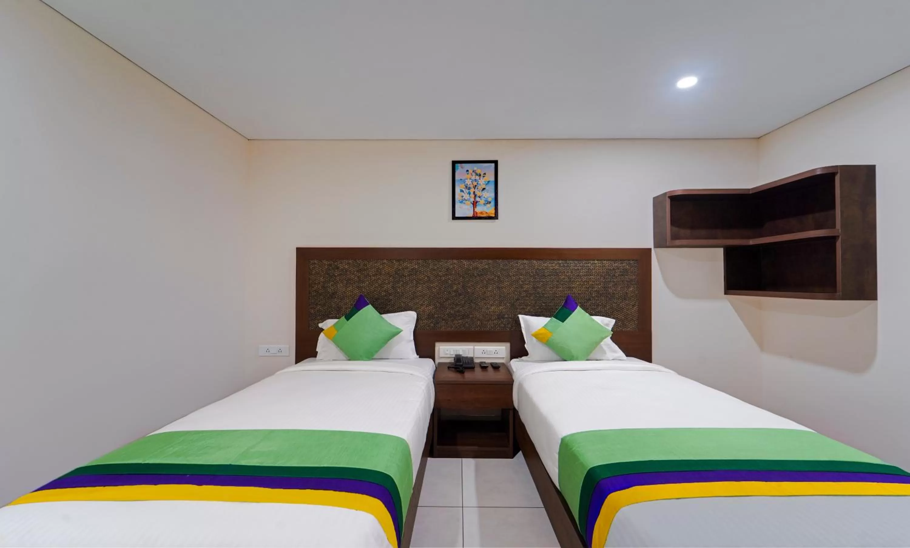 Bed in Treebo Vetri Supreme Residency