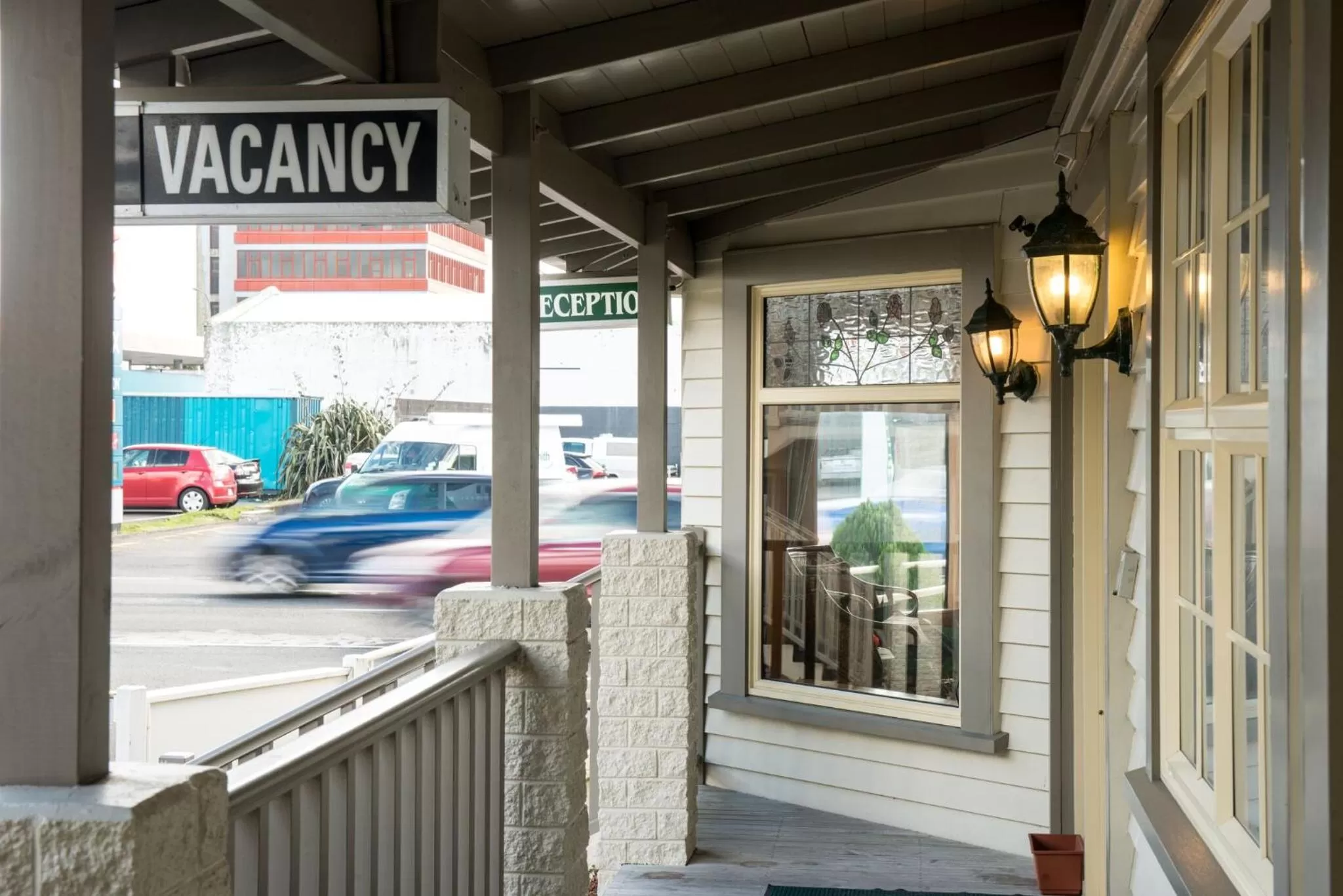 Facade/entrance in Amber Court Motel