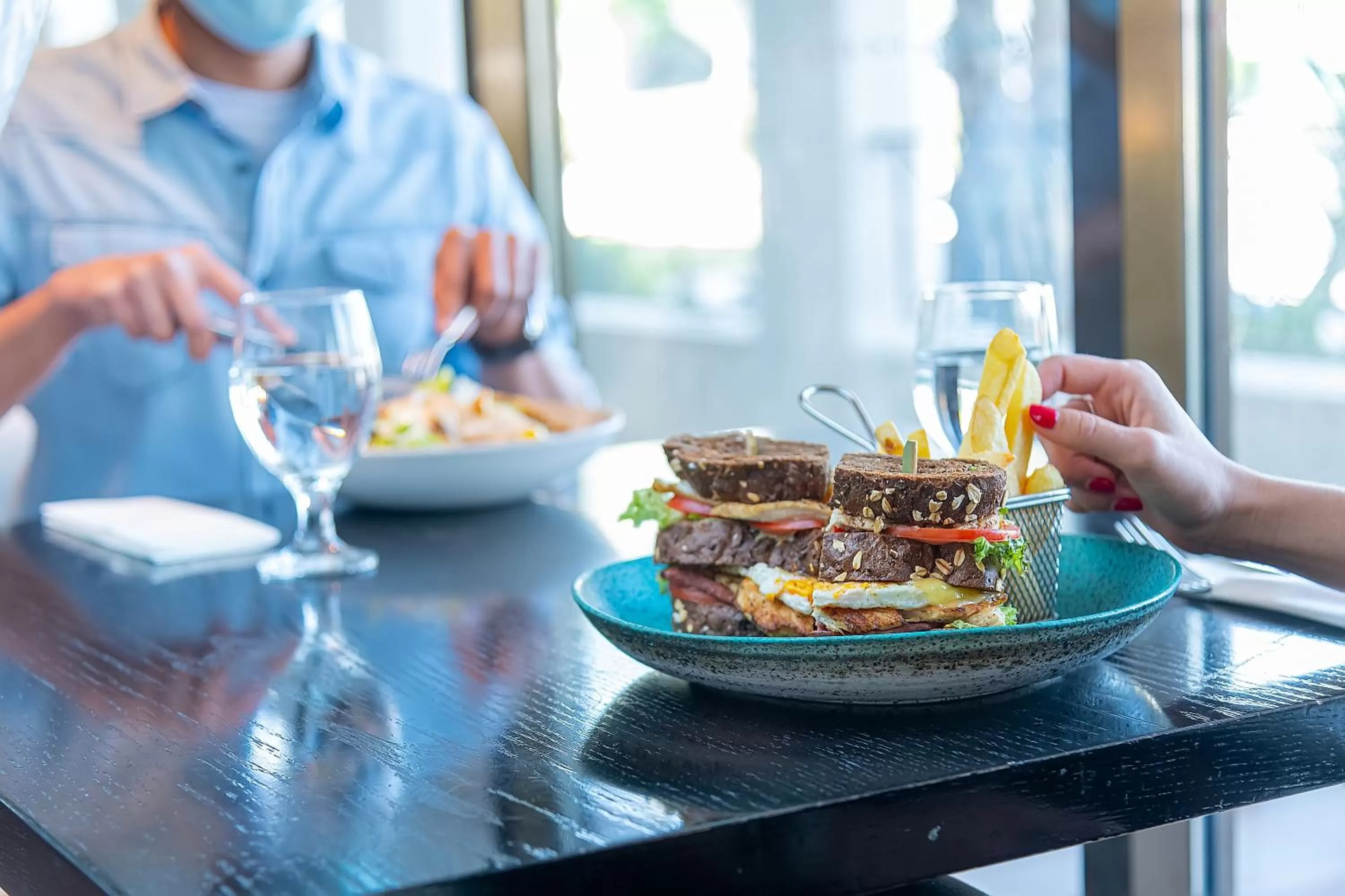 Breakfast in Le Meridien Abu Dhabi Resort