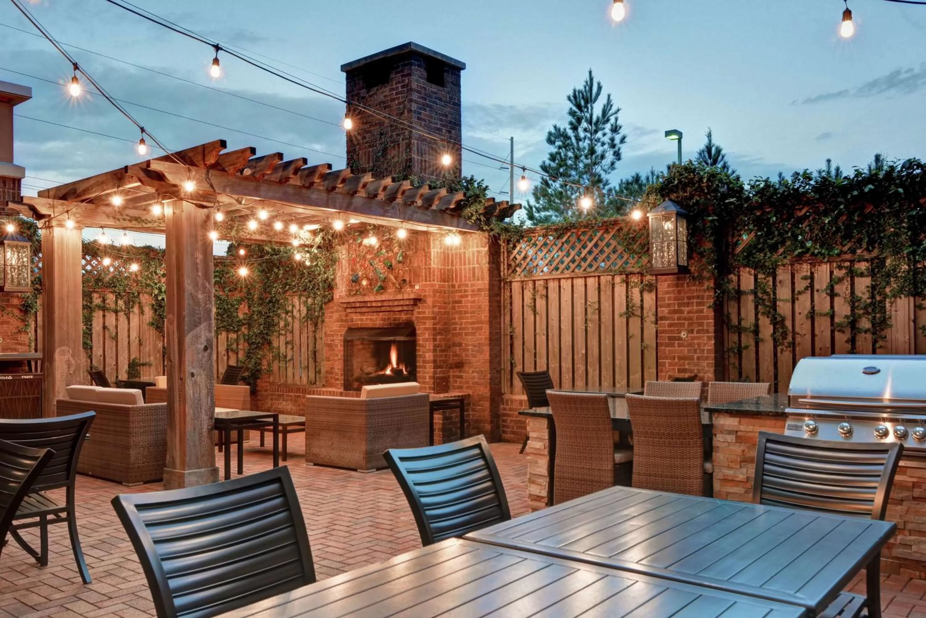 Patio in Homewood Suites Mobile East Bay/Daphne