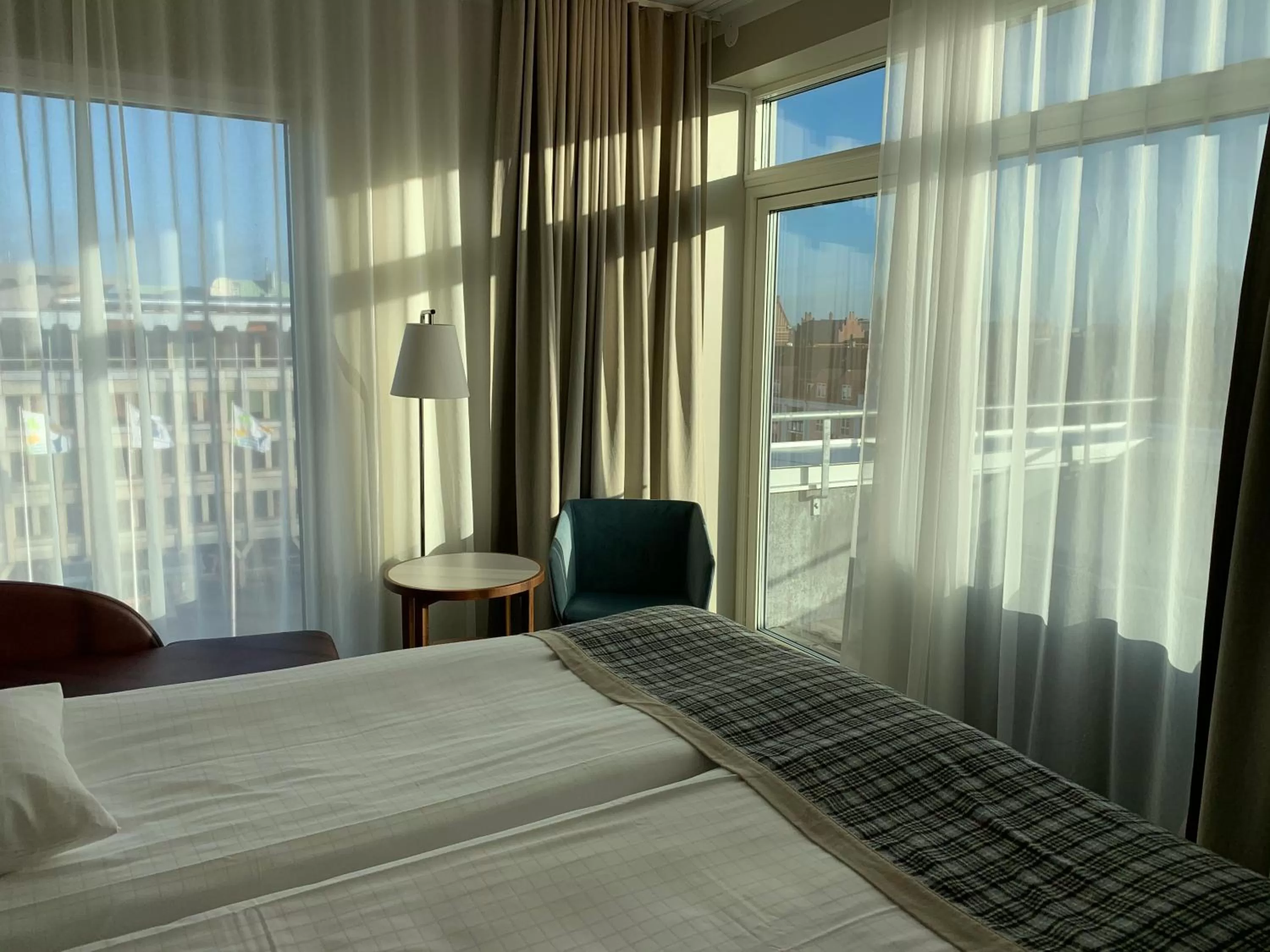 Balcony/Terrace, Bed in Hotel Öresund Conference & Spa