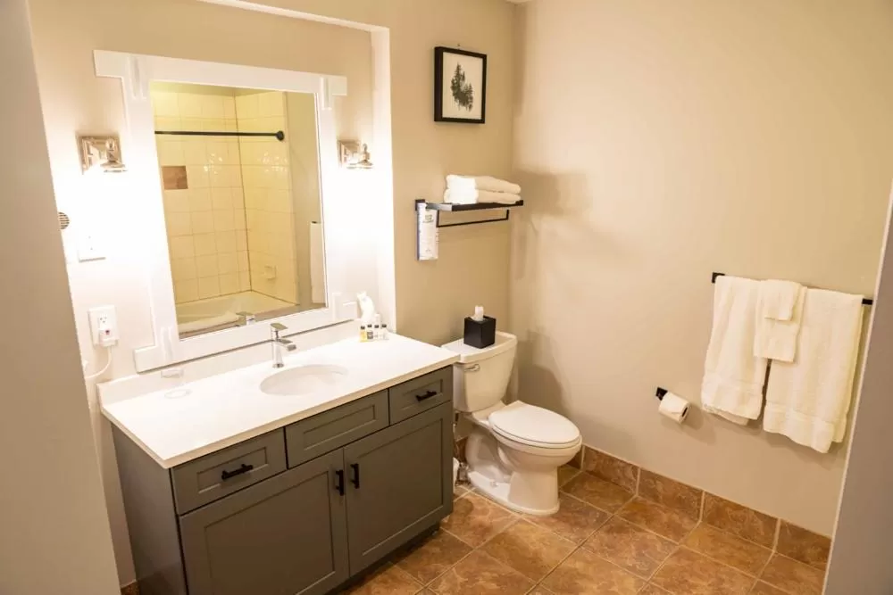 Toilet in The Appalachian at Mountain Creek