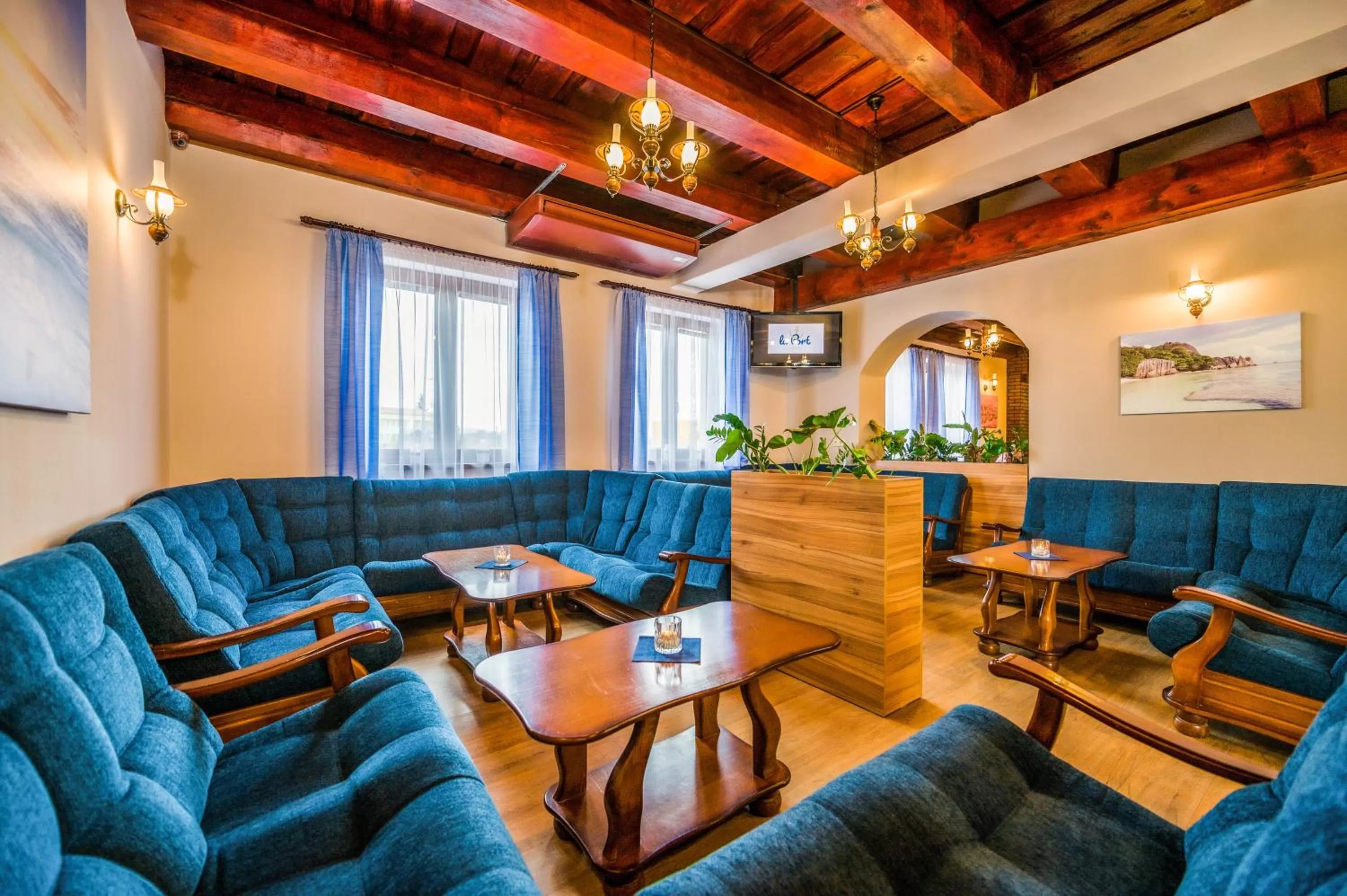 Seating area in La Port