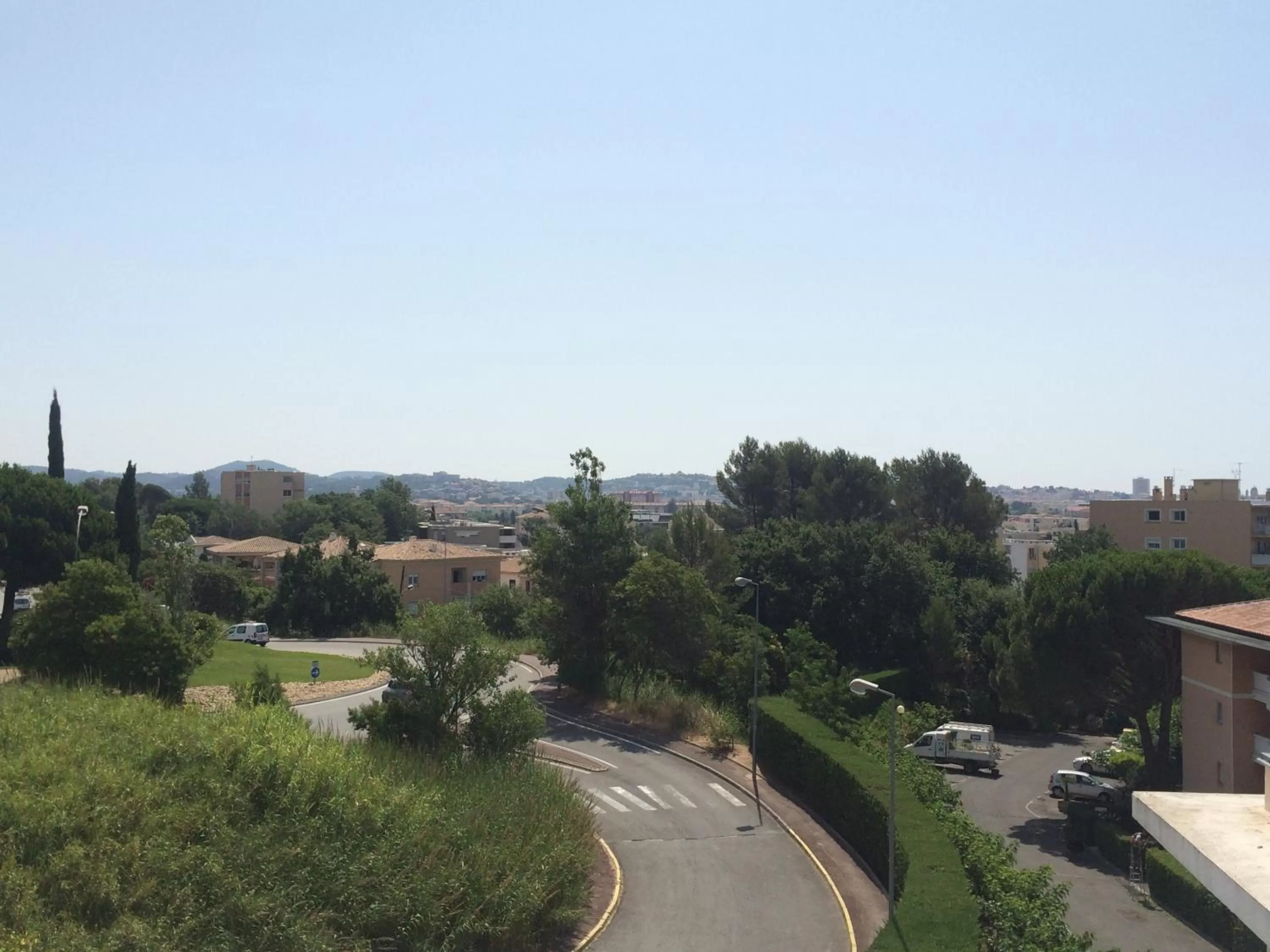 View (from property/room) in Hôtel restaurant Kyriad Fréjus