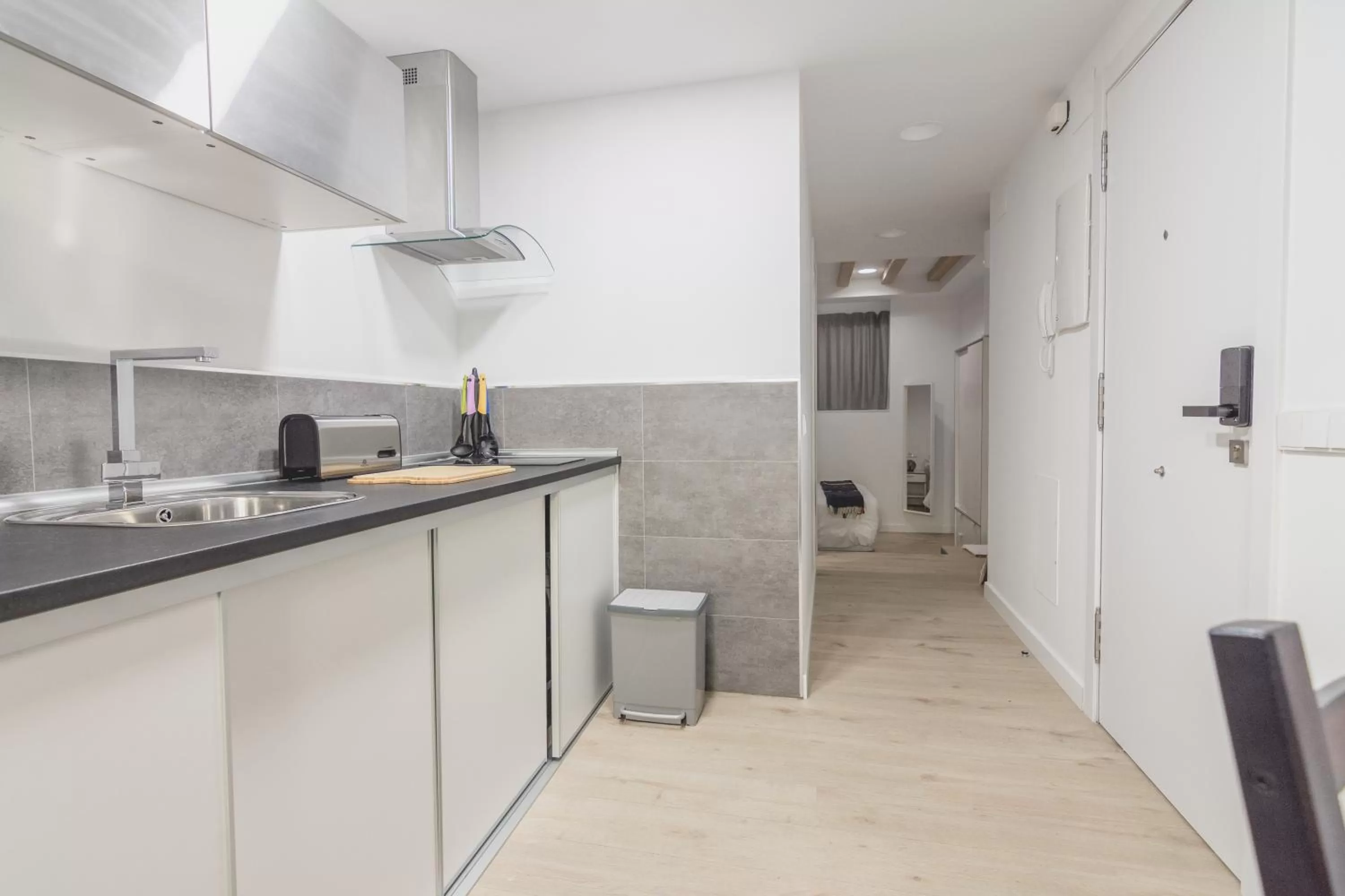 Kitchen or kitchenette in Slow León Apartamentos Turísticos