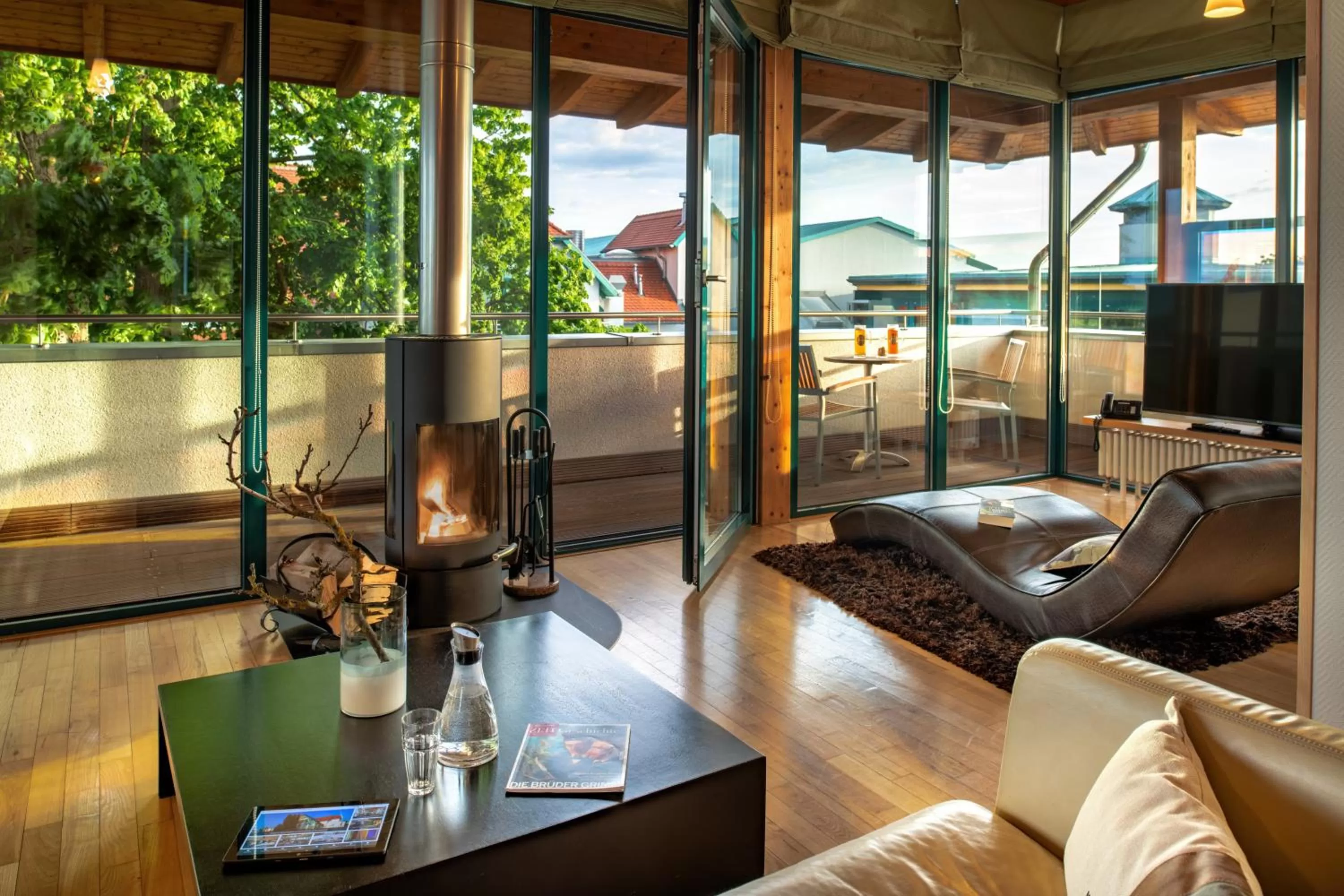 Living room in Recknitztal-Hotel Marlow