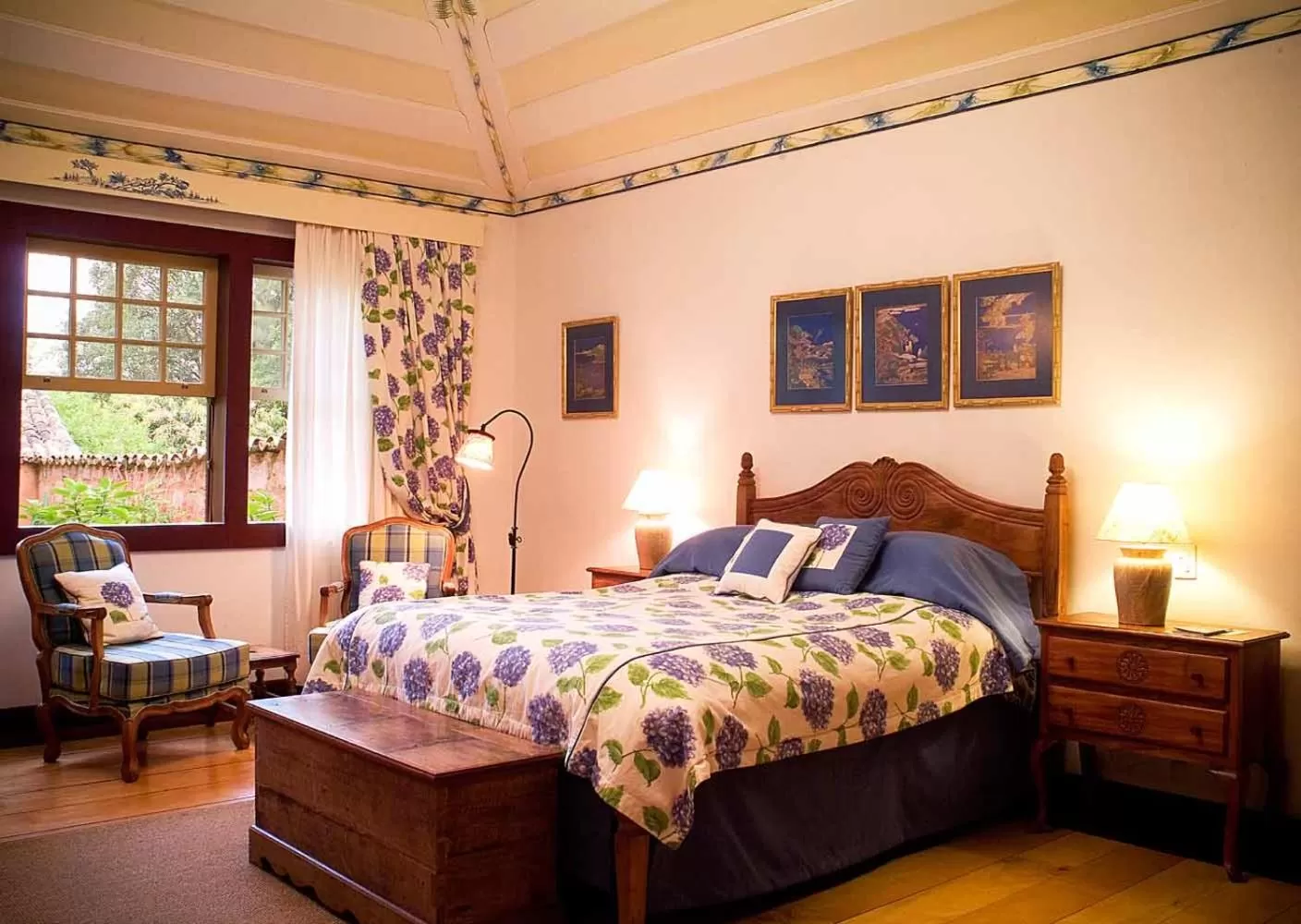 Garden view, Bed in Solar da Ponte