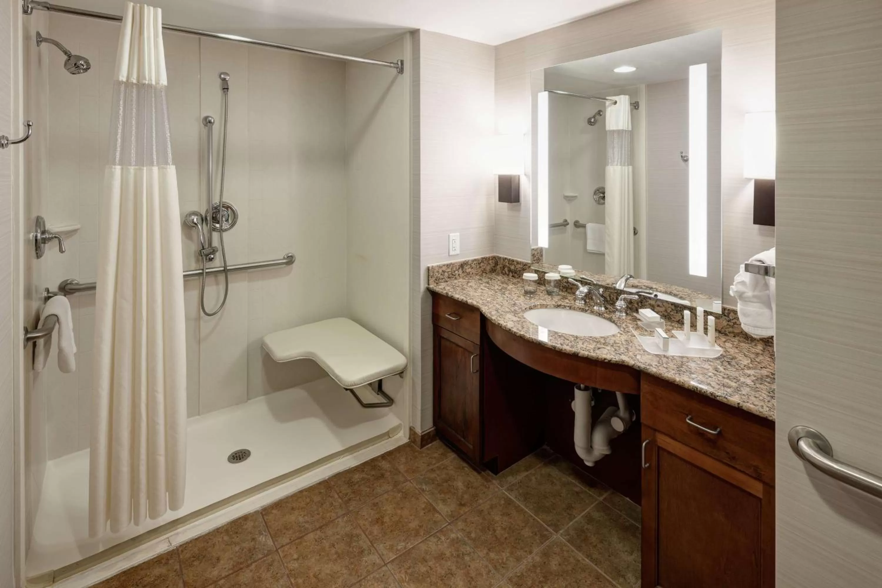 Bathroom in Homewood Suites by Hilton Denton