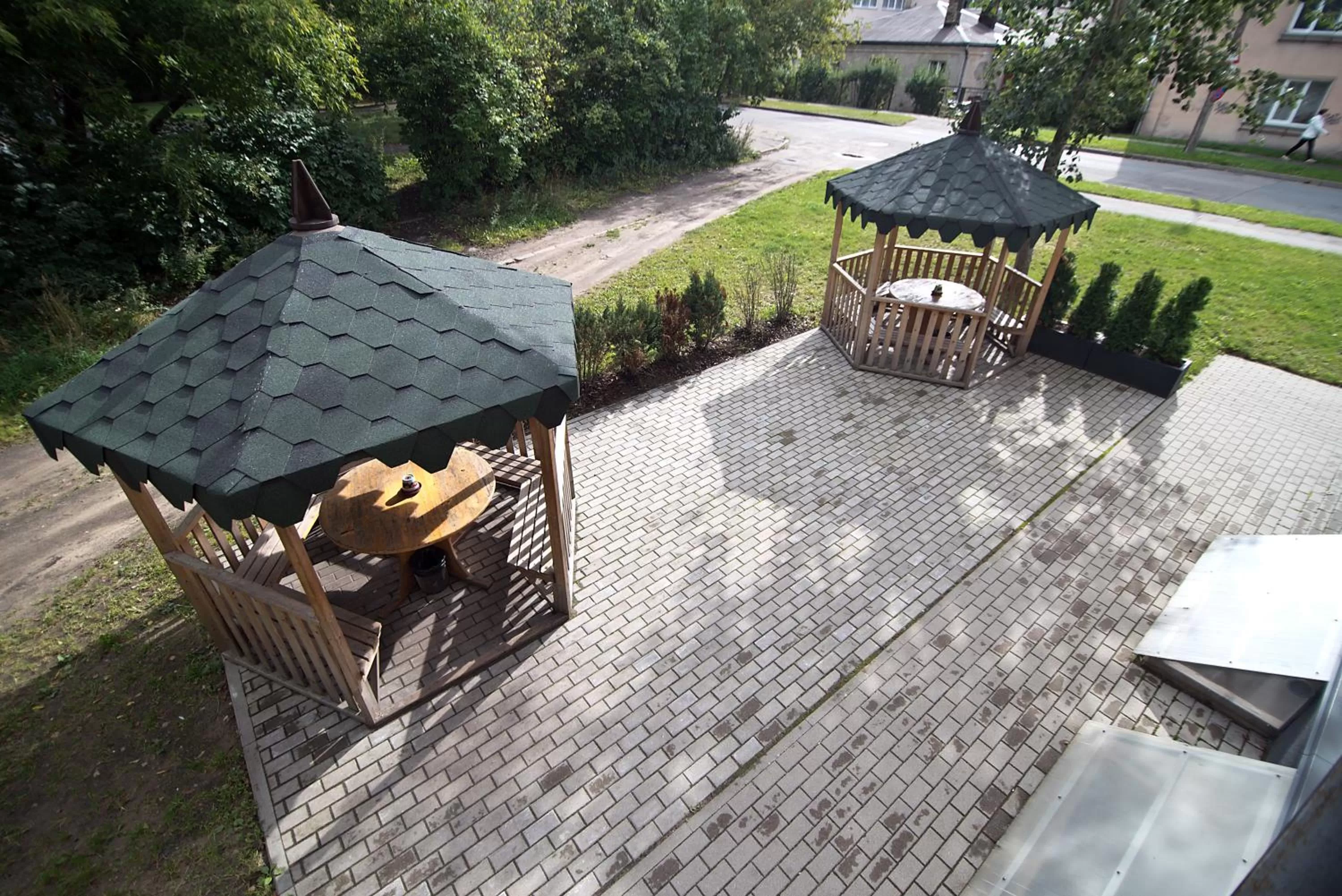 Bird's eye view in Happy Hotel