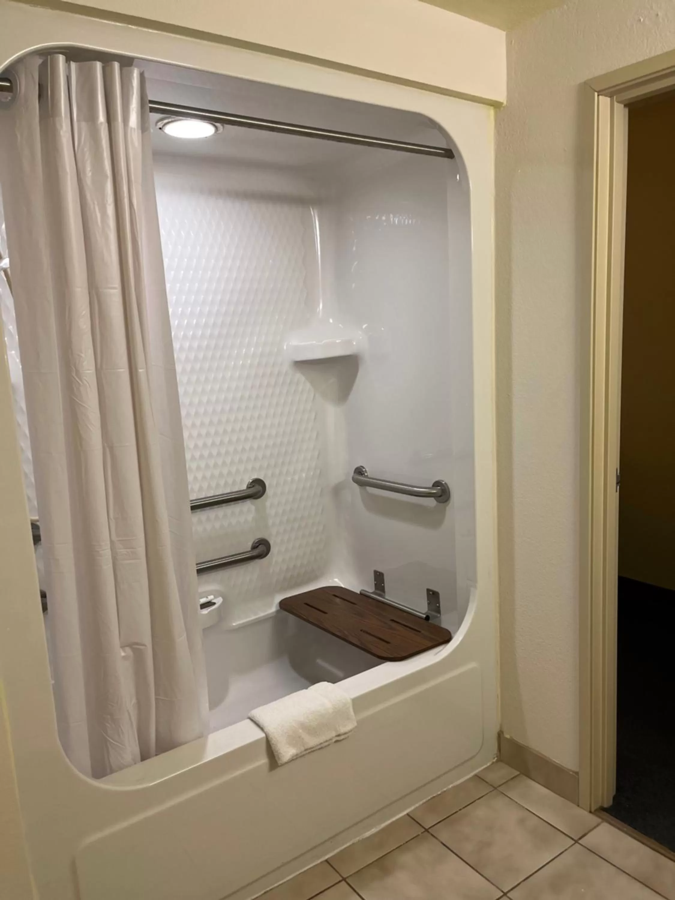 Shower in Howard Johnson by Wyndham Clarksville Tennessee