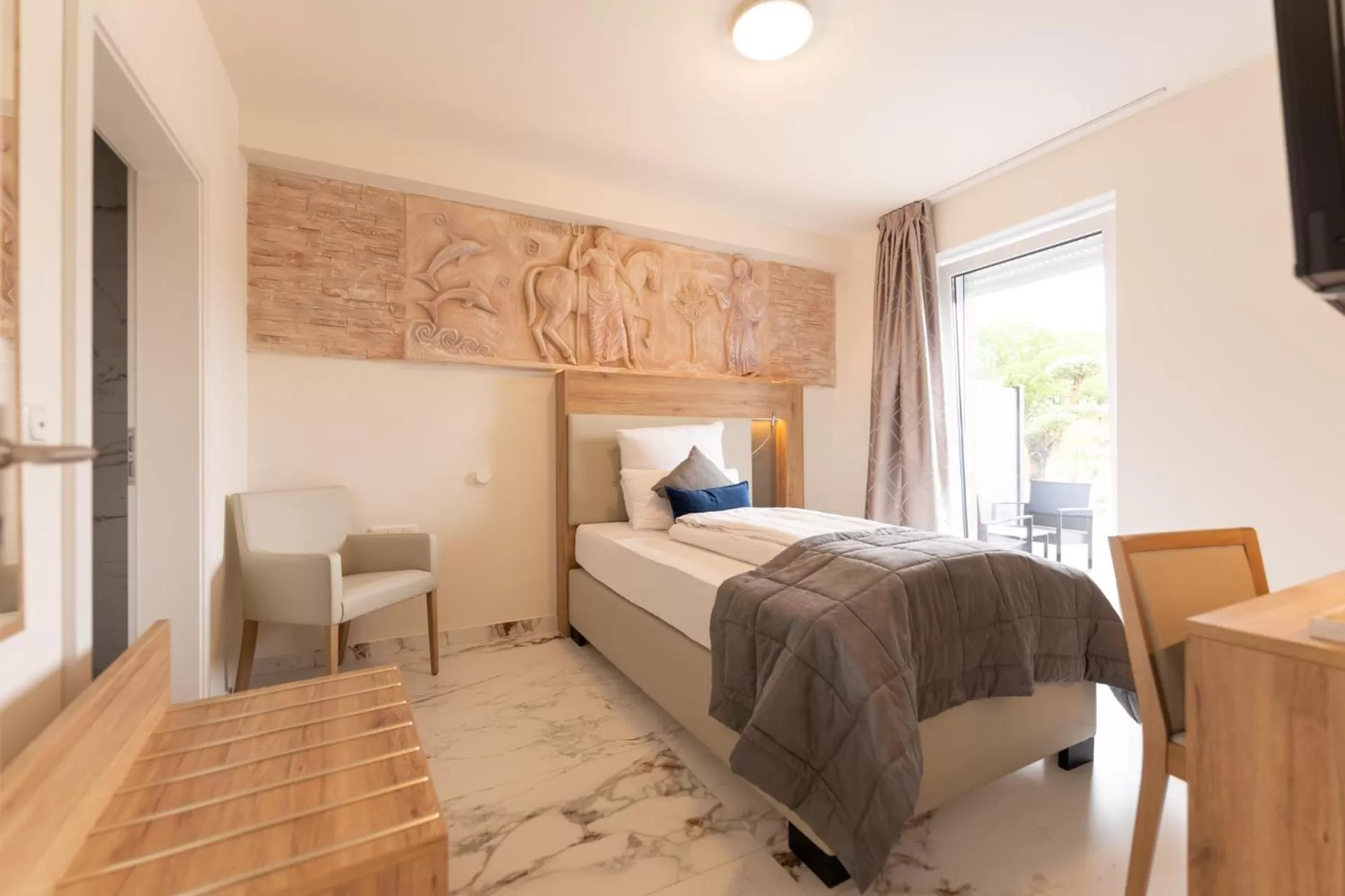 Bed in Hotel & Restaurant Sparta