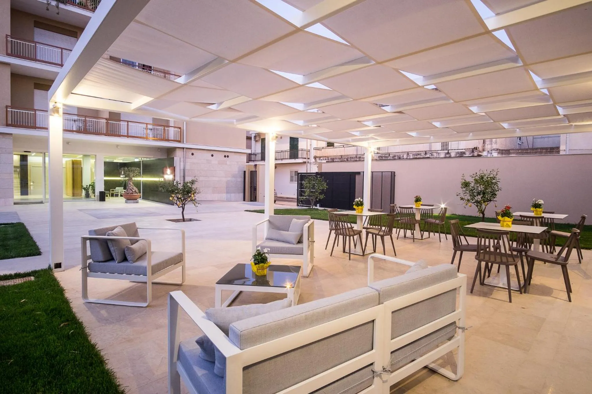 Garden view in Netum Hotel