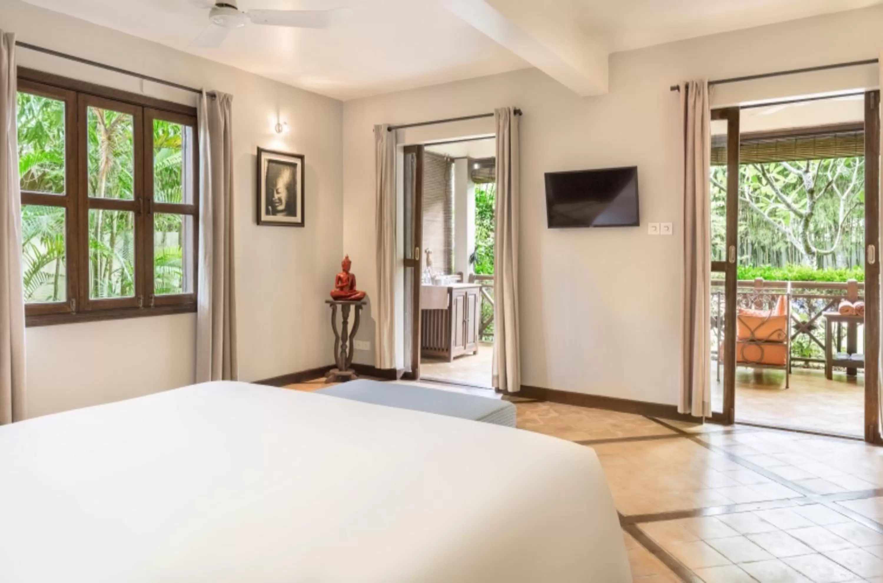 Bedroom, Bed in La Palmeraie D'angkor