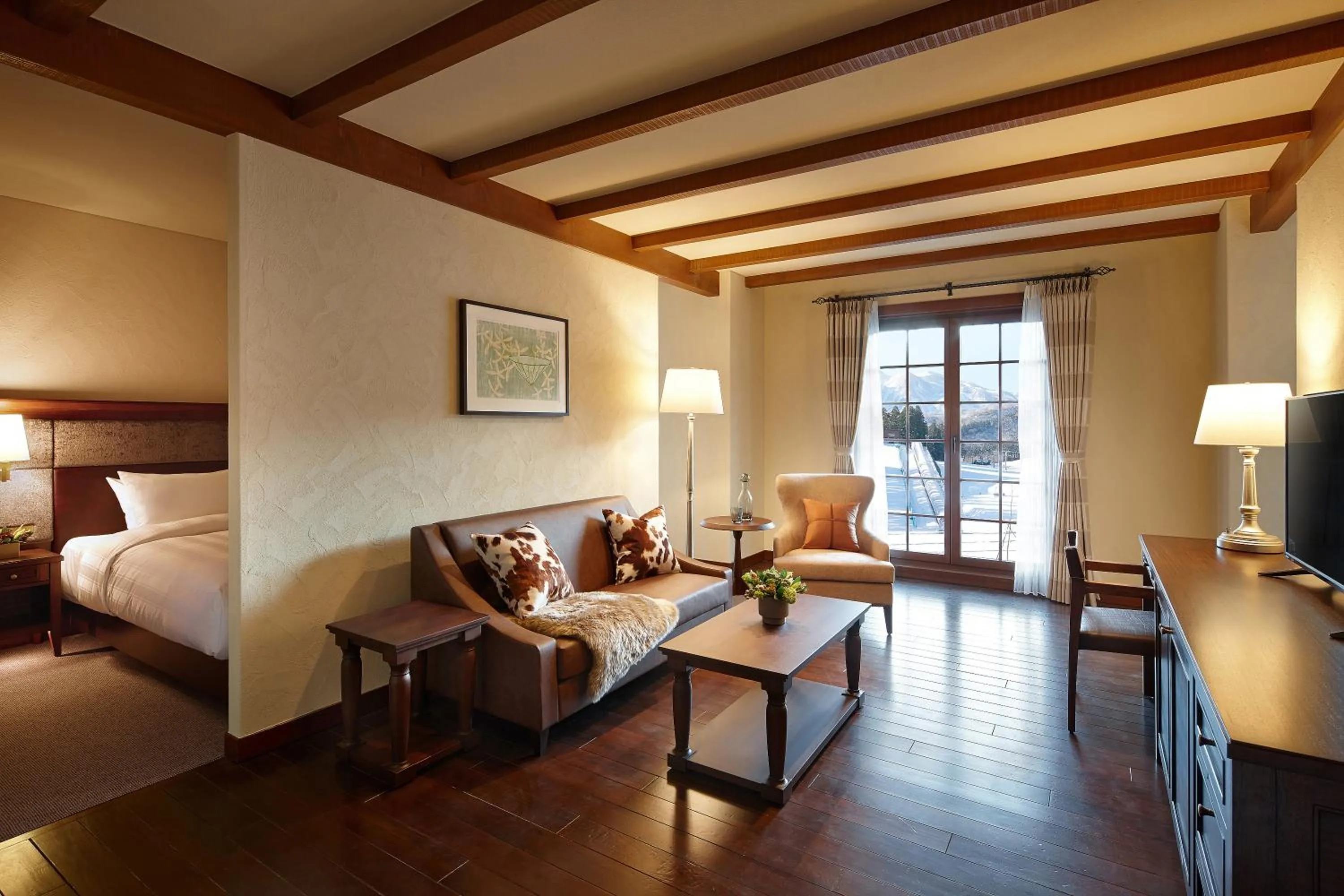 Living room in Lotte Arai Resort