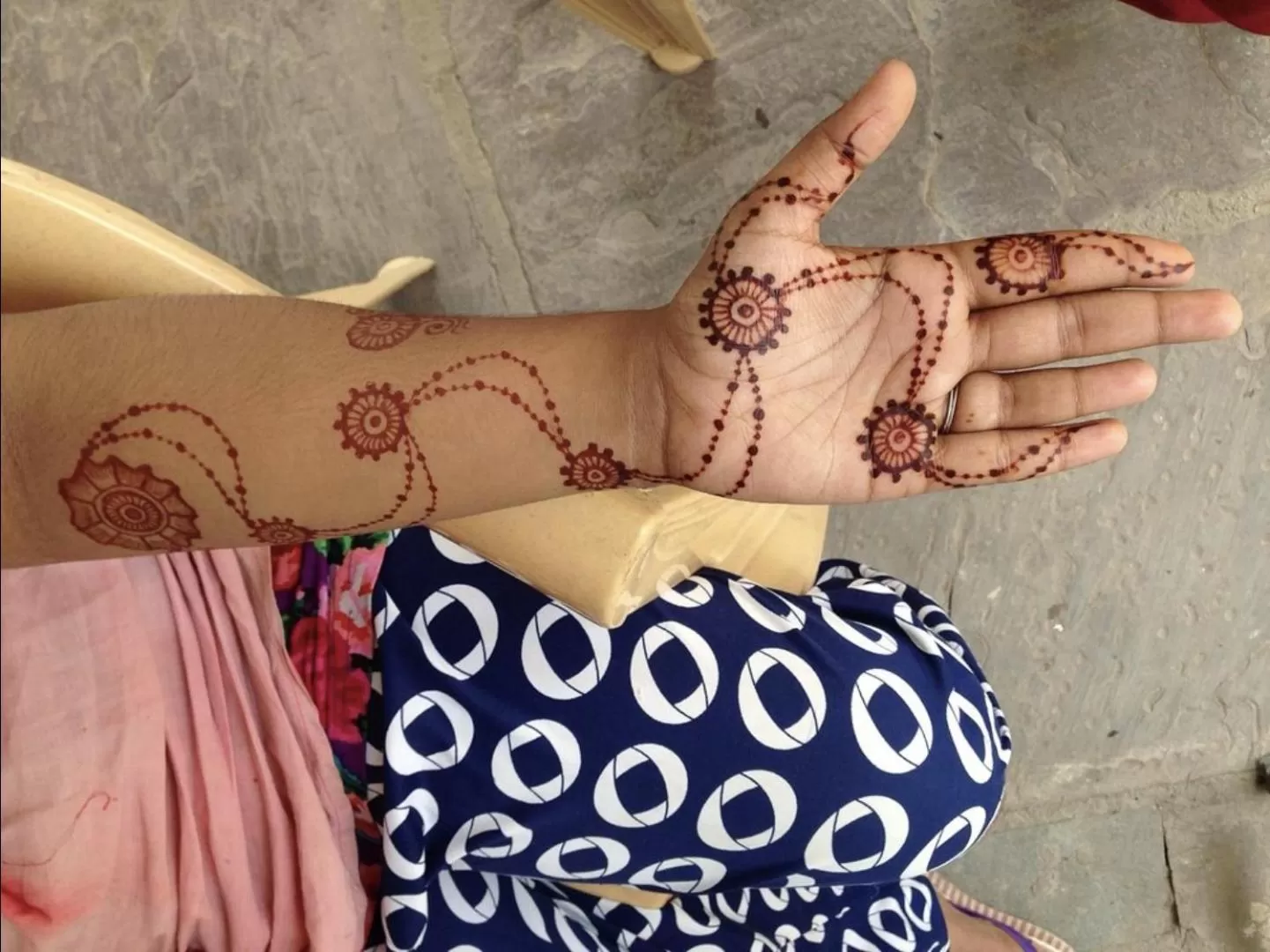 Decorative detail in Haveli Elephant Stable
