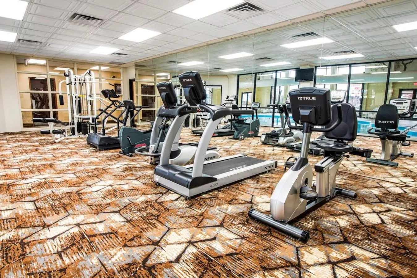 Fitness centre/facilities in Lodge of the Ozarks