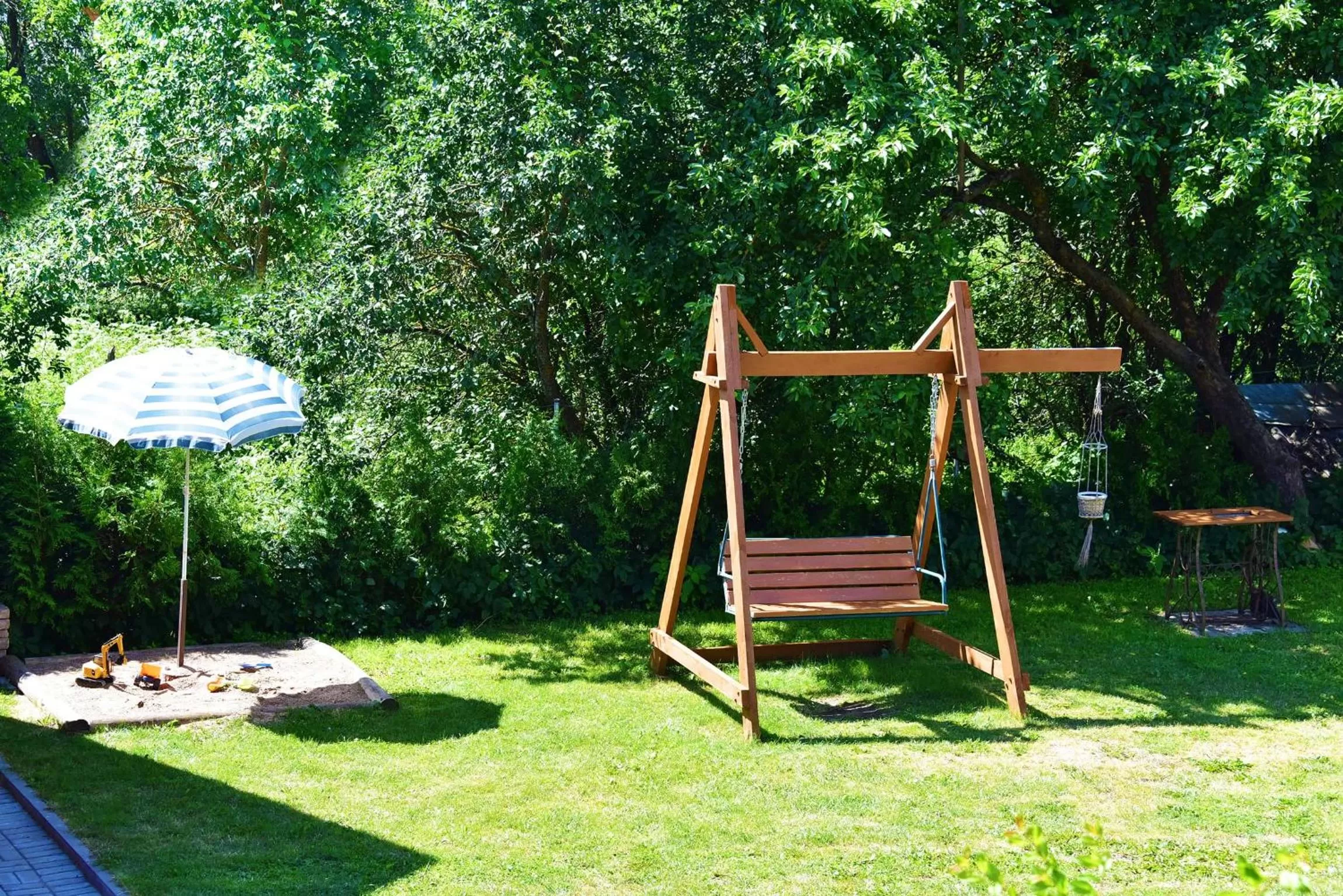 Children play ground in "Trakaitis" apartments in Villa