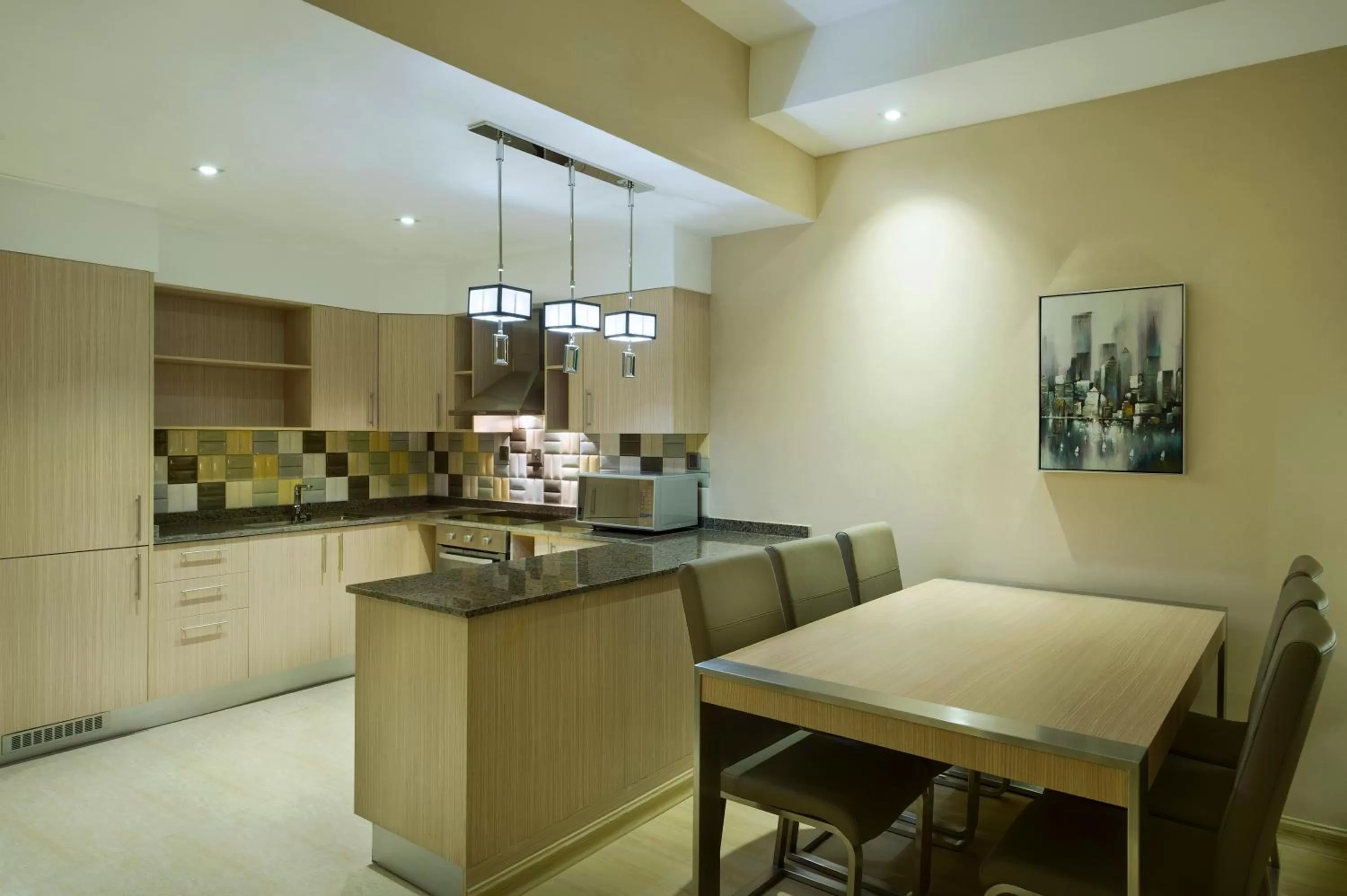 Kitchen or kitchenette in Wyndham Doha West Bay
